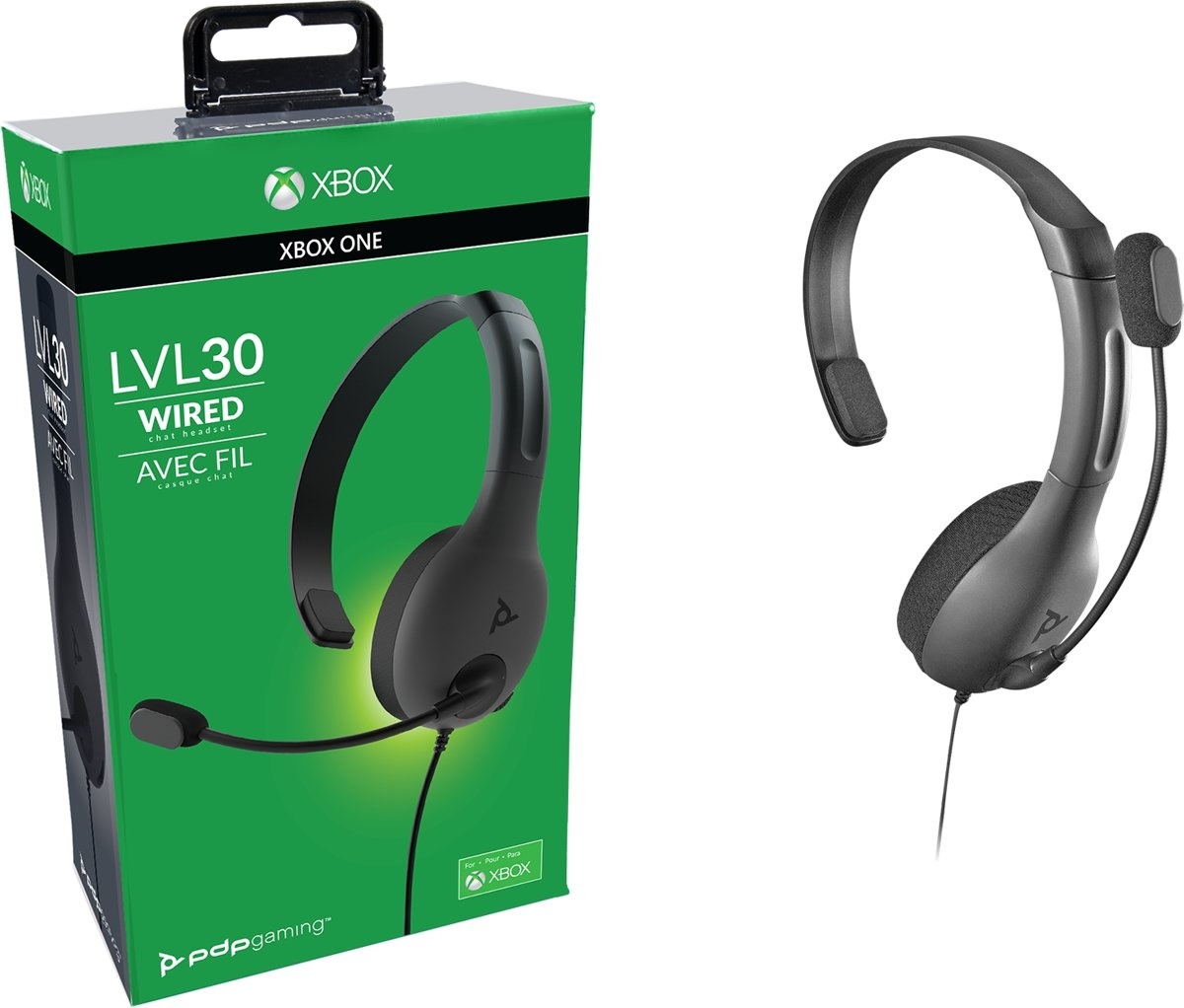 Afterglow - LVL30 Chat Headset - Grijs - PDP - productfoto 3