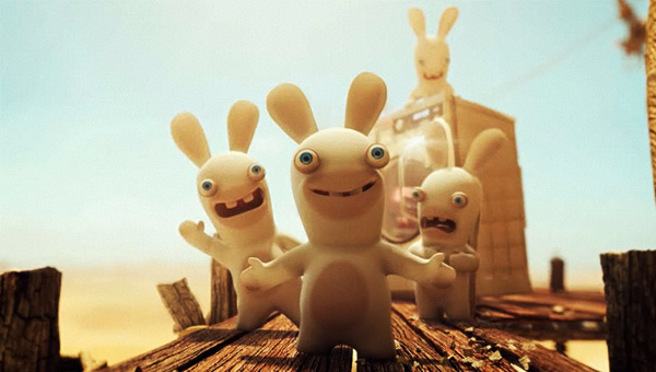 Xbox 360 - Rabbids Invasion: De Interactieve TV-serie - Ubisoft - productfoto 2