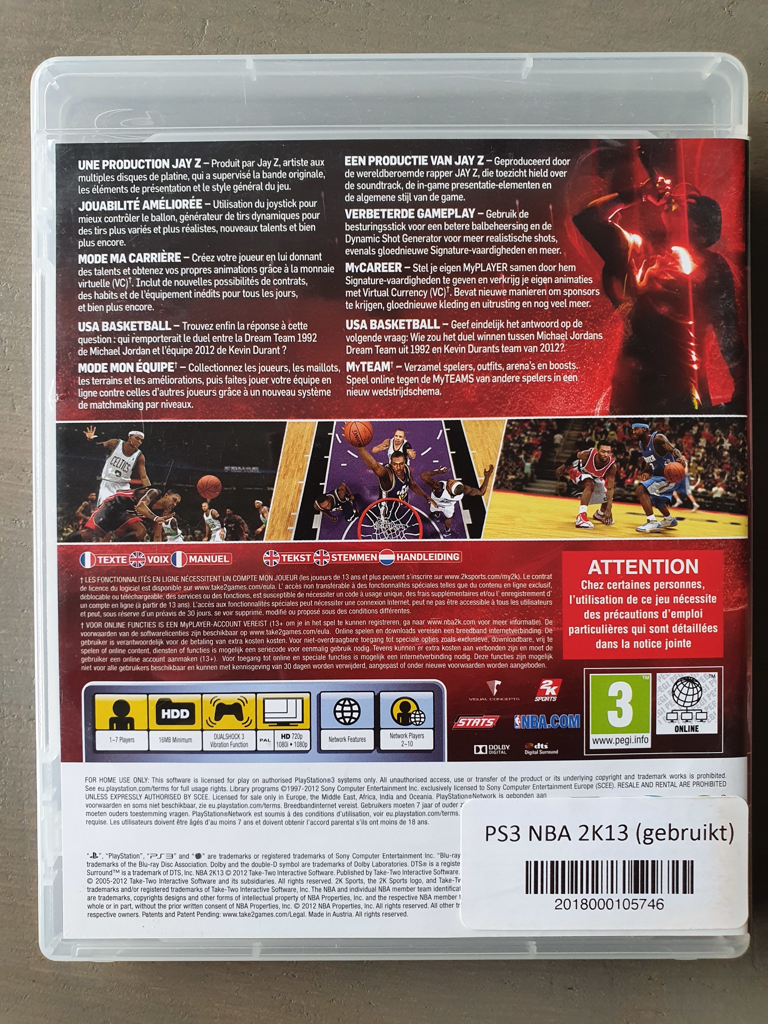 PlayStation 3 - NBA 2K13 - 2K Sports - productfoto 3