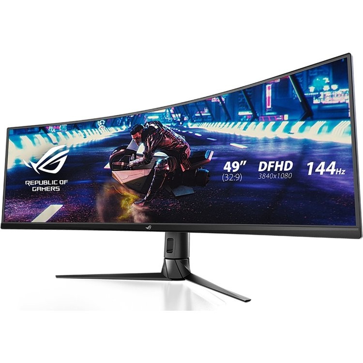 ROG Strix XG49VQ | WQHD - Ultrawide - Curved - 144hz - 4ms - VA - 49 inch - Asus - productfoto 2