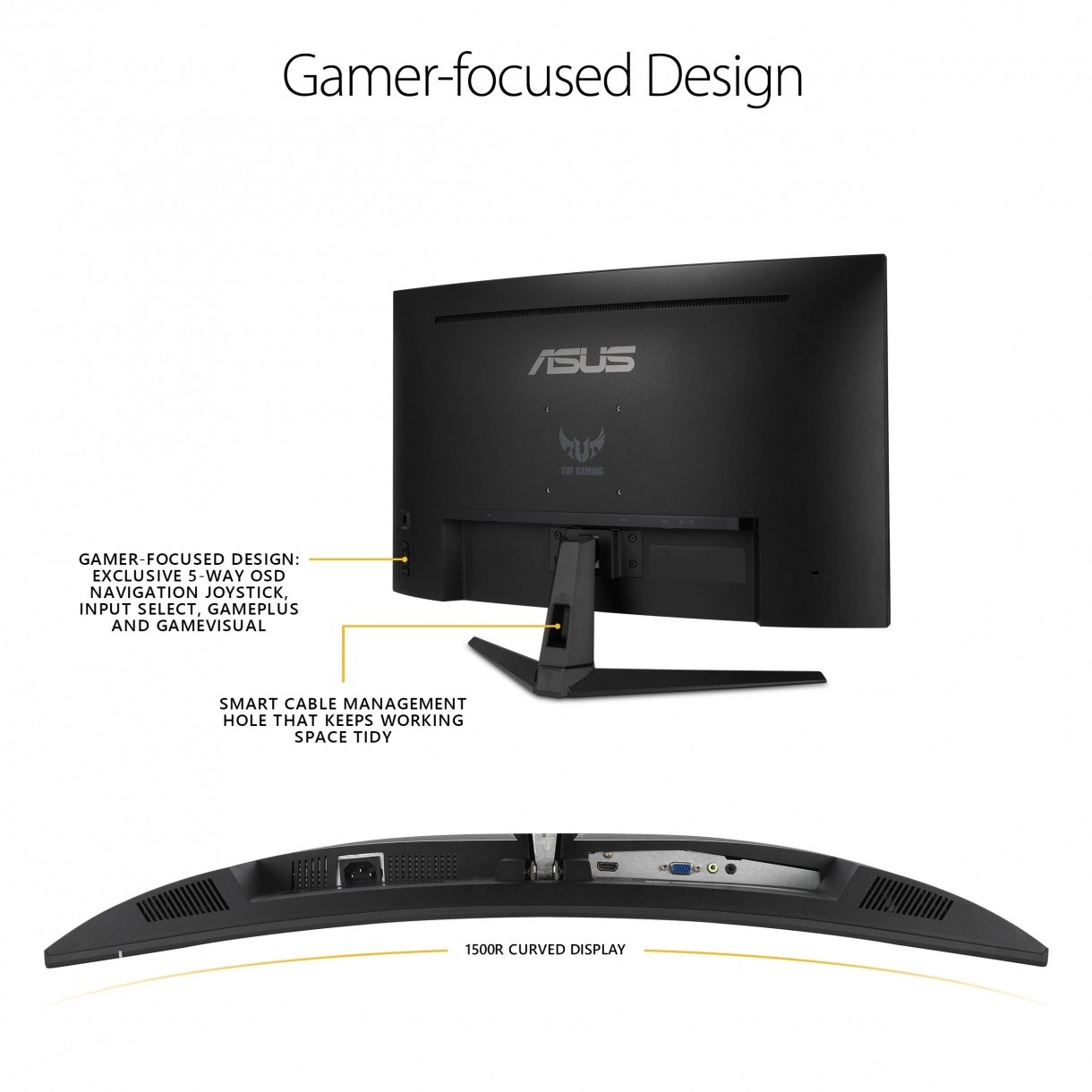TUF VG328H1B | 1080P - 165hz - 1ms - VA - 31.5 inch - Asus - productfoto 4