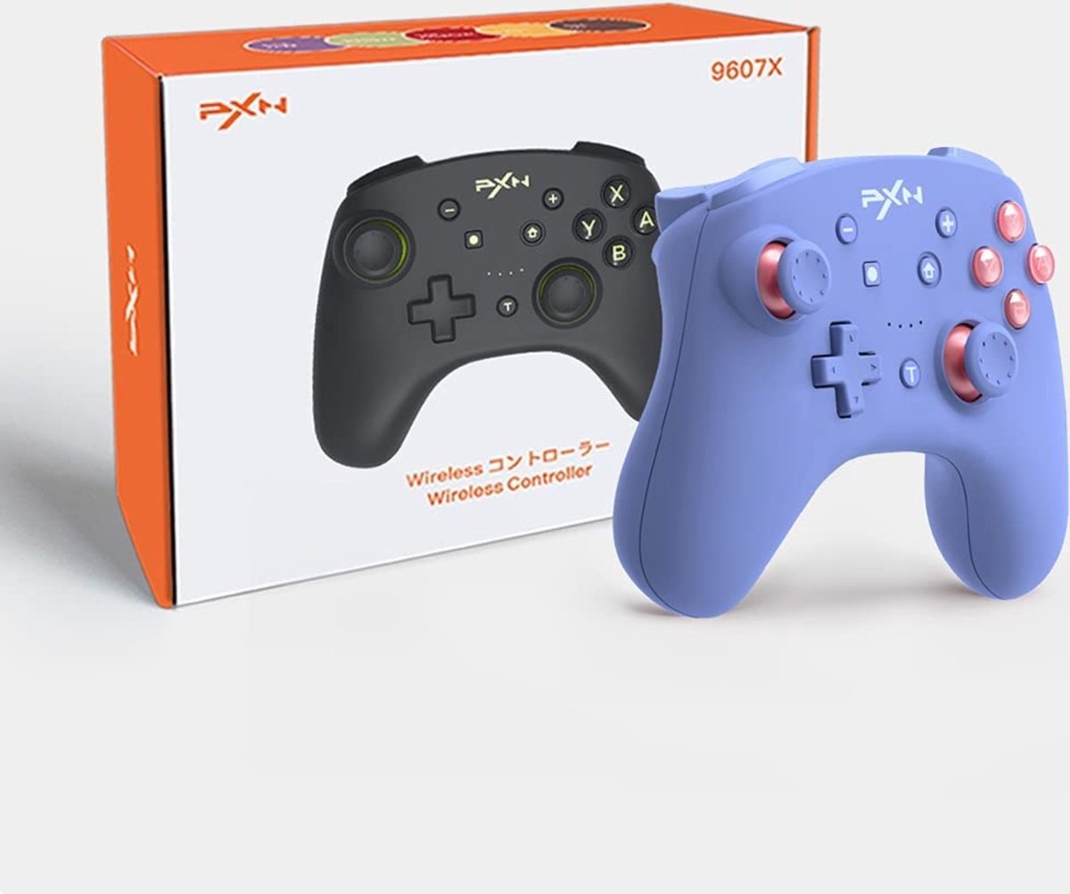 9607X - Controller Switch Nintendo - Draadloos - PC en iOS16 - Draadloze Controller - Bla… - Nintendo - productfoto 5