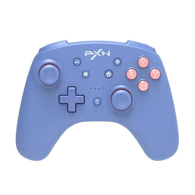 9607X - Controller Switch Nintendo - Draadloos - PC en iOS16 - Draadloze Controller - Blauw
