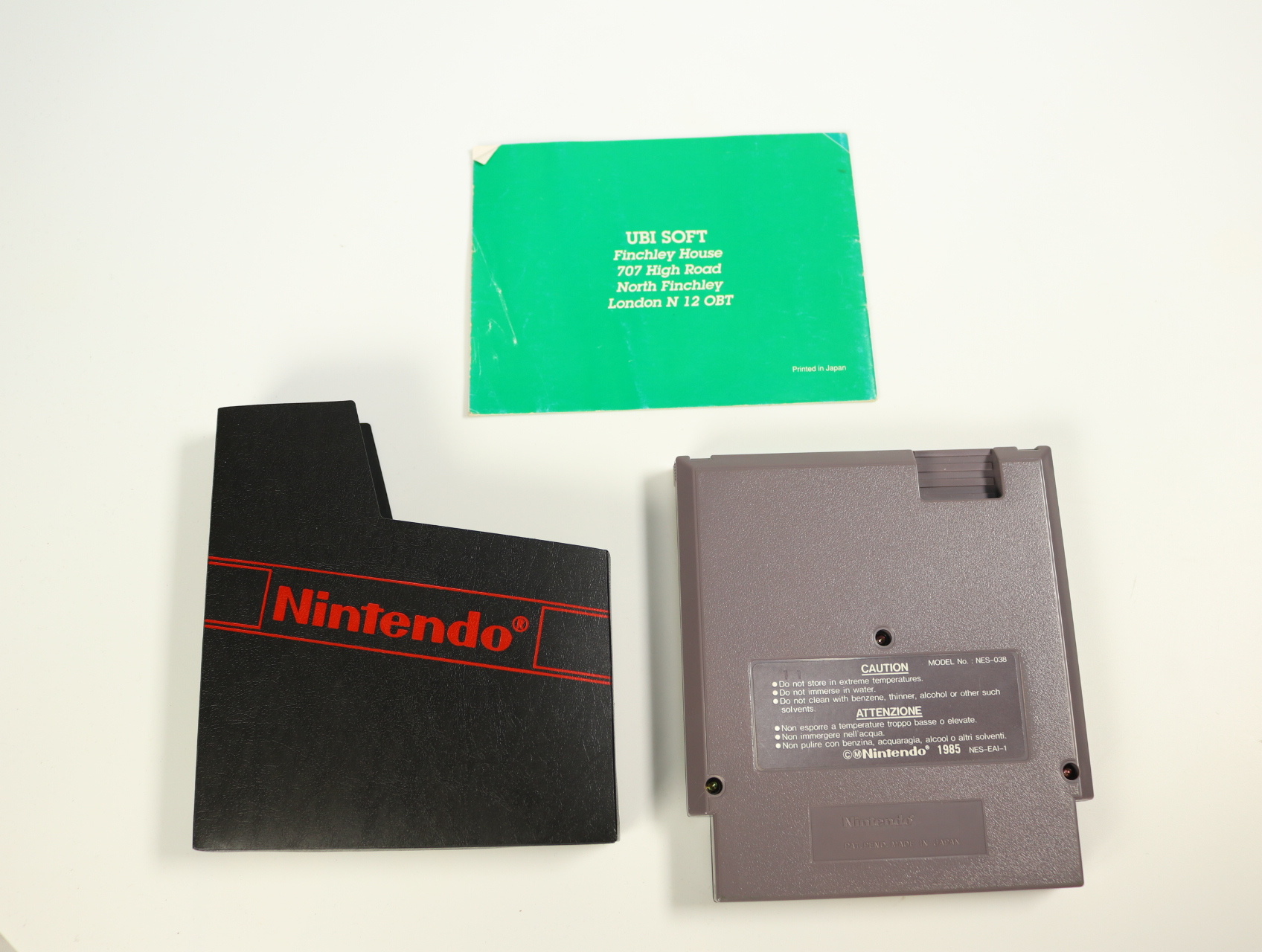NES - Jimmy Connors Tennis - Ubisoft - productfoto 2