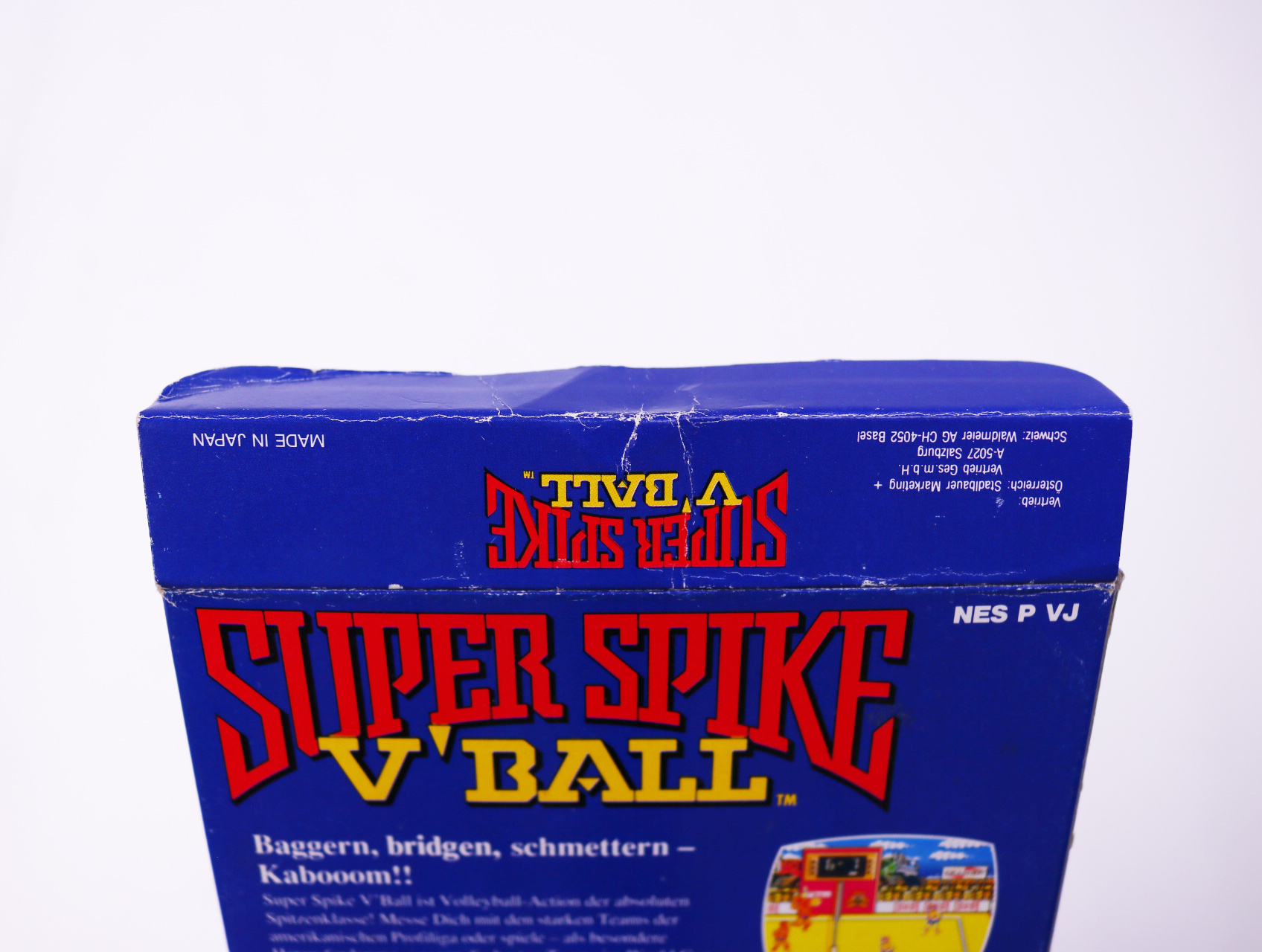 NES - Super Spike Volleyball - Game + Box - Technos Japan - productfoto 6