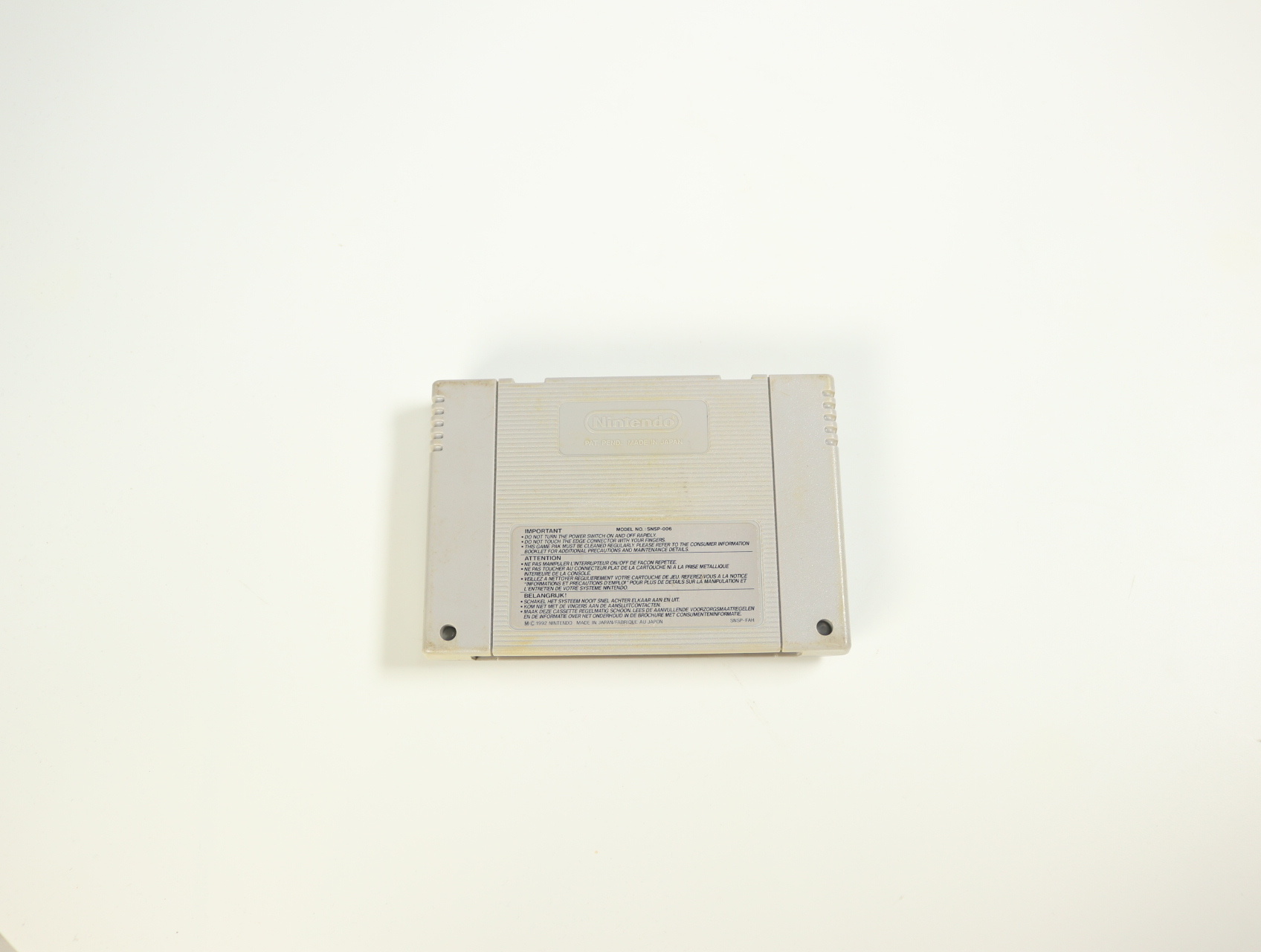 SNES - Ultraman - Bandai - productfoto 2
