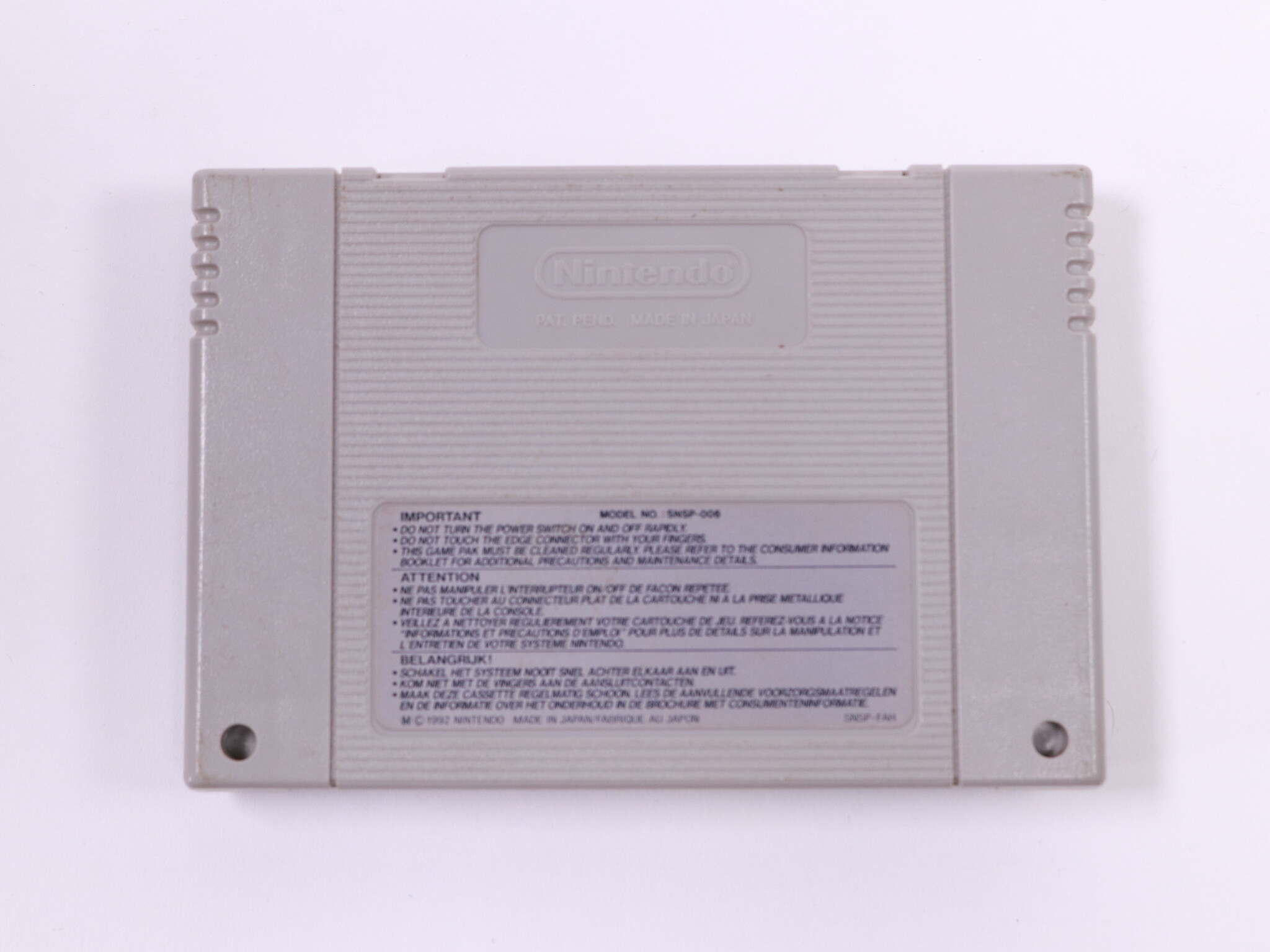 SNES - Lamborghini American challenge - Titus France - productfoto 2