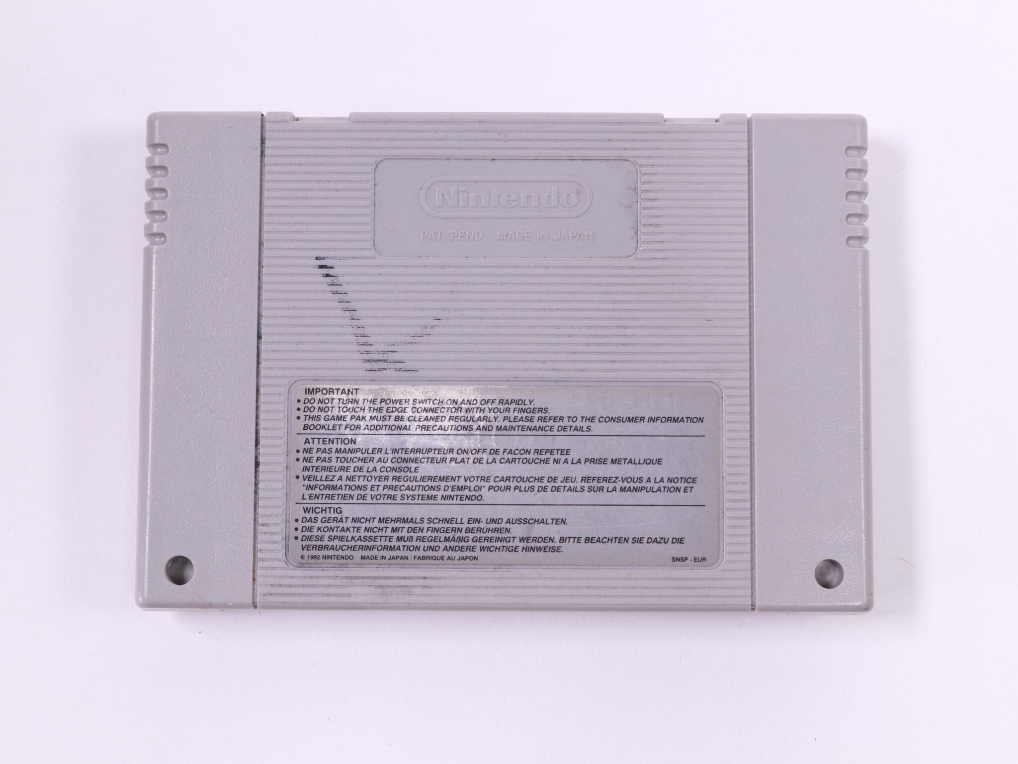 SNES - Prehistorik man - Titus Interactive - productfoto 2