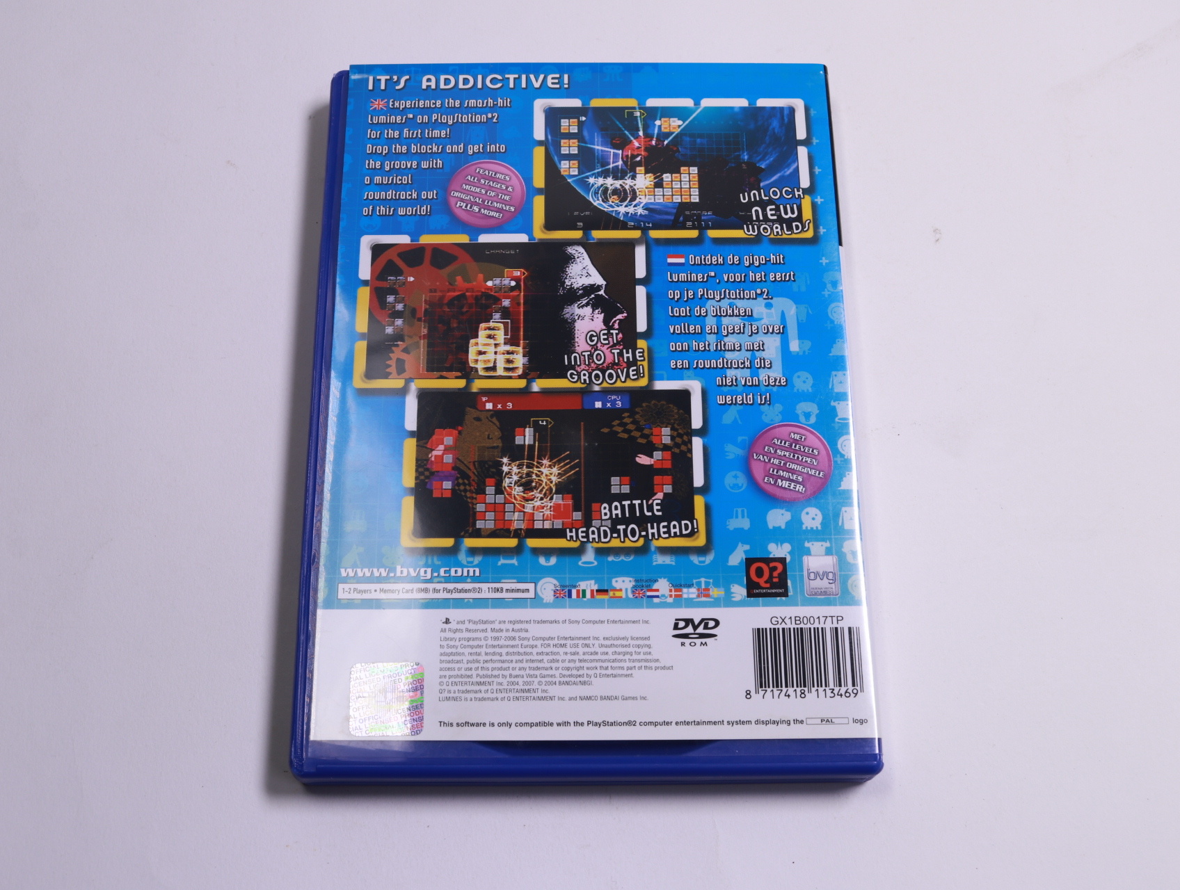 PlayStation 2 - Lumines Plus - Q Entertainment - productfoto 2