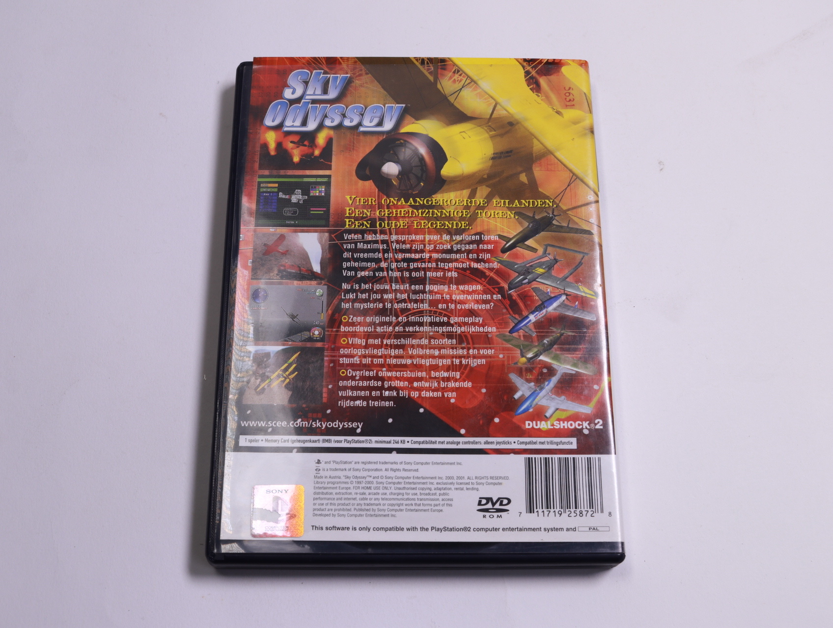 PlayStation 2 - Sky Odyssey - Cross - productfoto 2