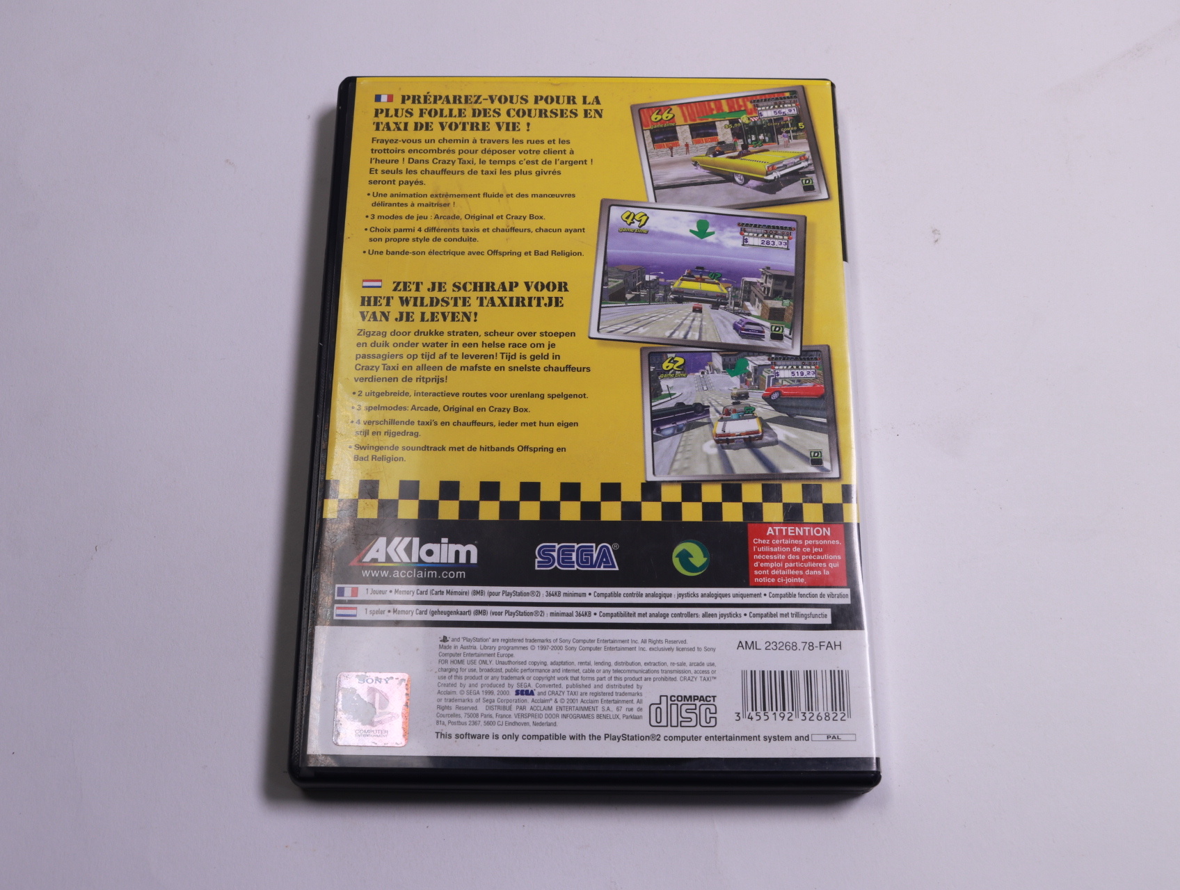 Playstation 2 - Crazy Taxi - PlayStation - productfoto 2