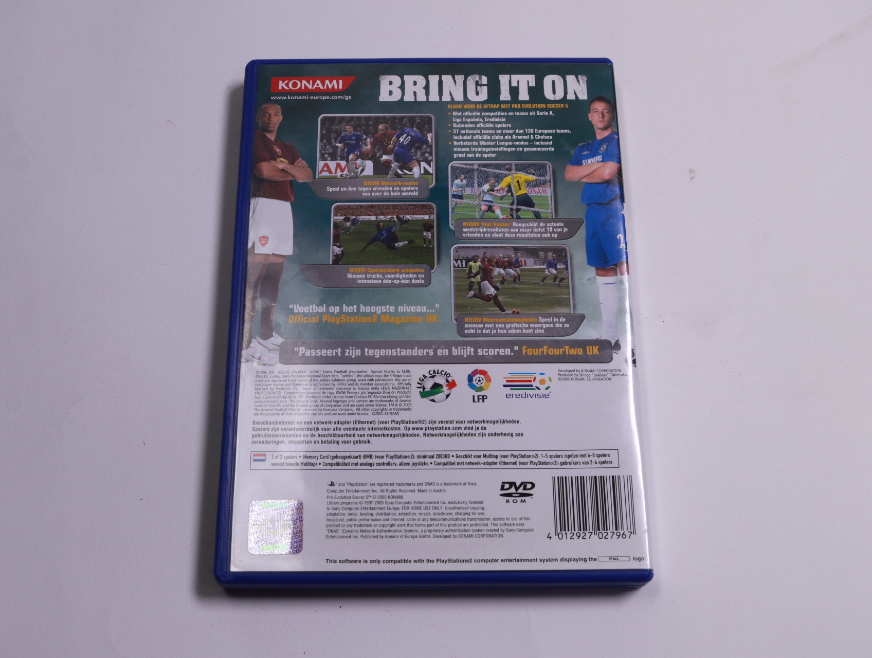 PlayStation 2 - Pro Evolution Soccer 5 - Konami - productfoto 2