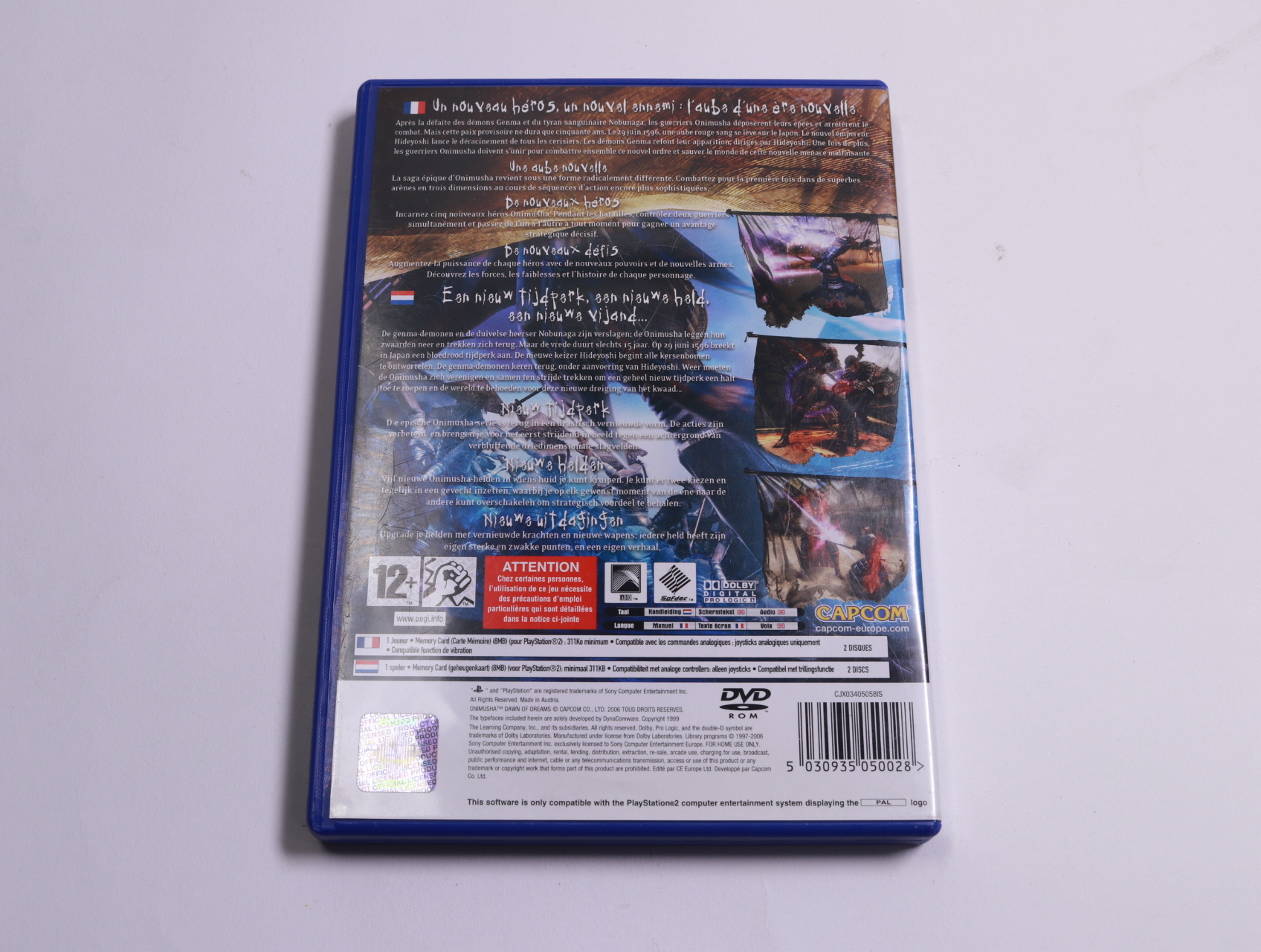 Playstation 2 - Onimusha Dawn Of Dreams - PlayStation - productfoto 2
