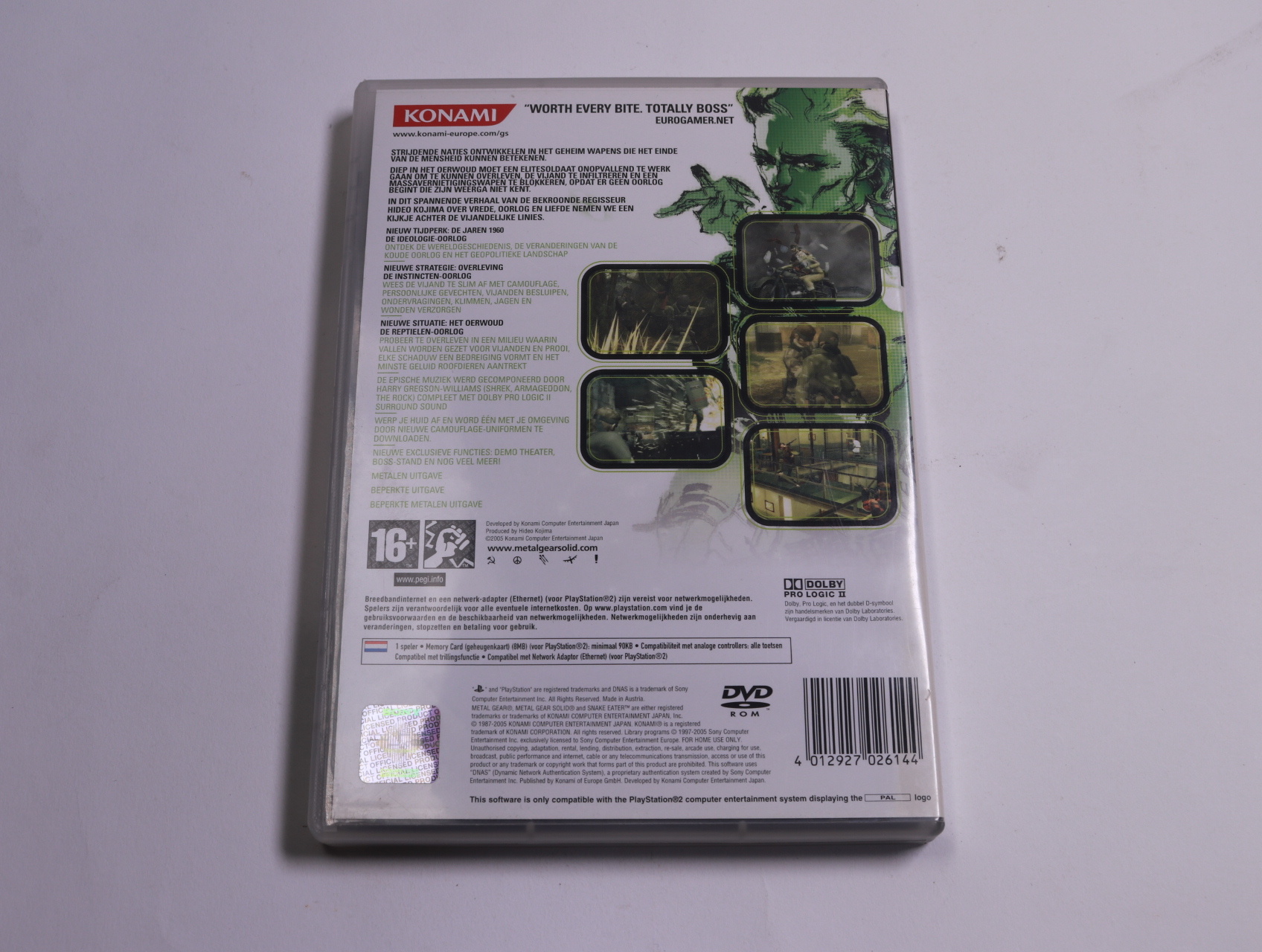 PlayStation 2 - Metal Gear Solid 3: Snake Eater - Konami - productfoto 2
