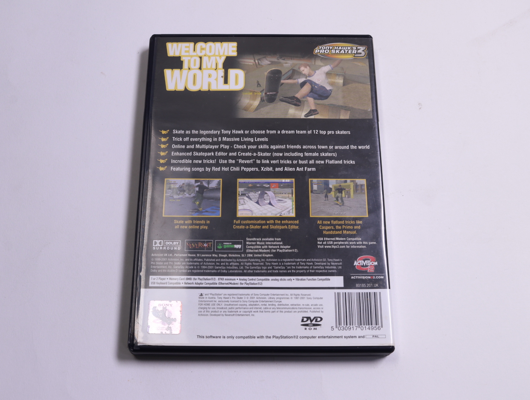 PlayStation 2 - Tony Hawk's Pro Skater 3 - Neversoft - productfoto 2