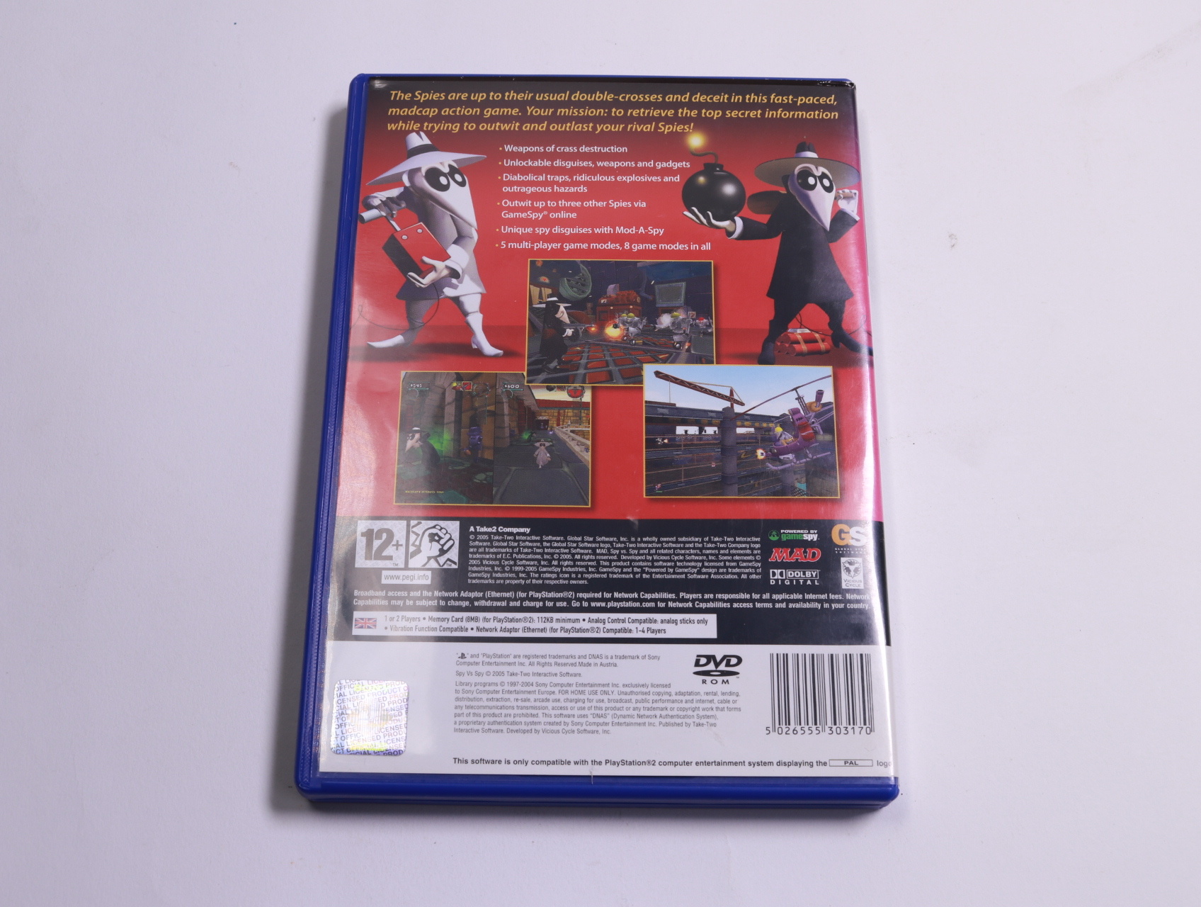 Playstation 2 - Spy vs Spy - PlayStation - productfoto 2