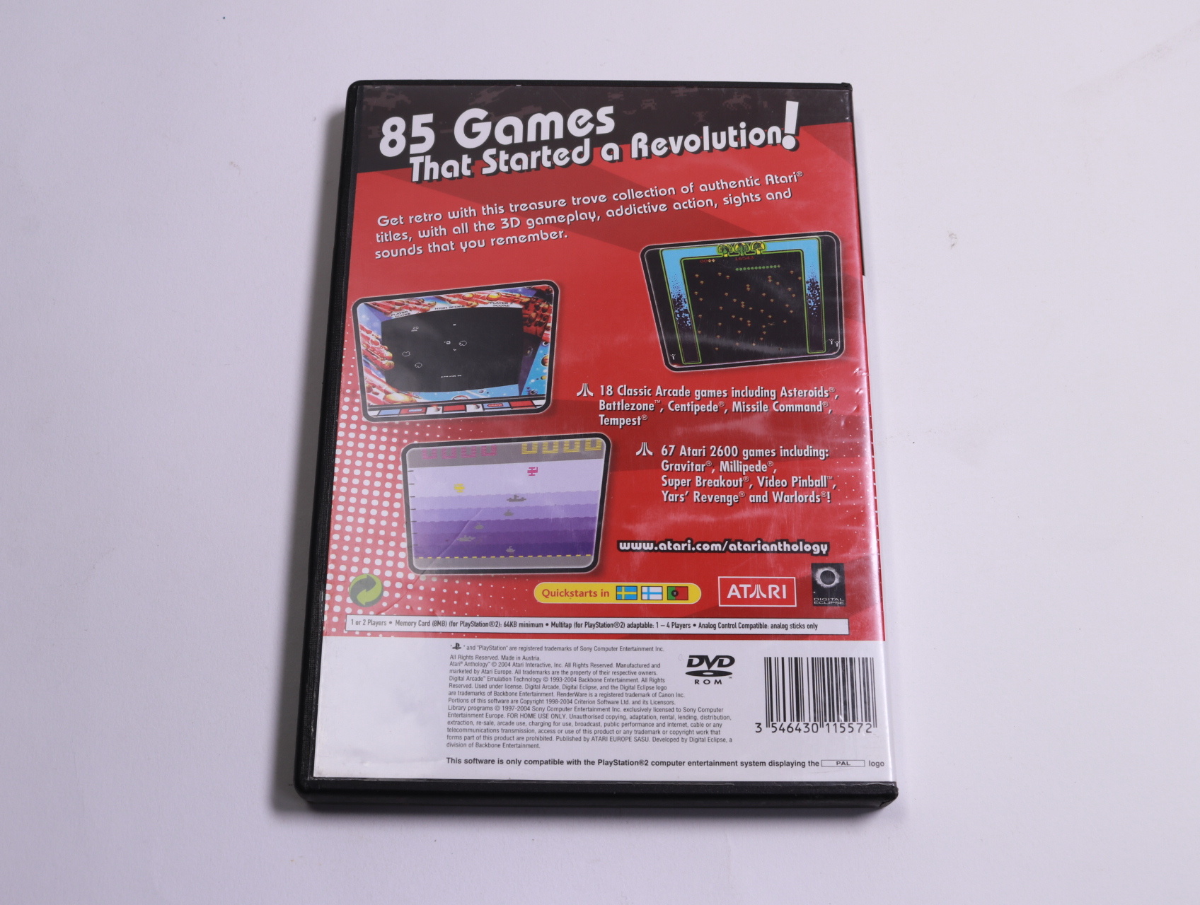 Playstation 2 - Atari Anthology - productfoto 2