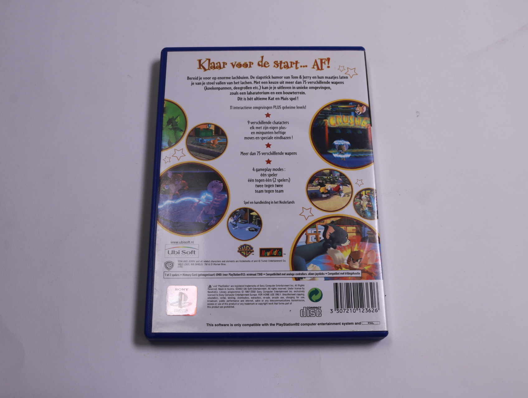 Playstation 2 - Tom and Jerry in War of the Whiskers - VIS Entertainment - productfoto 2
