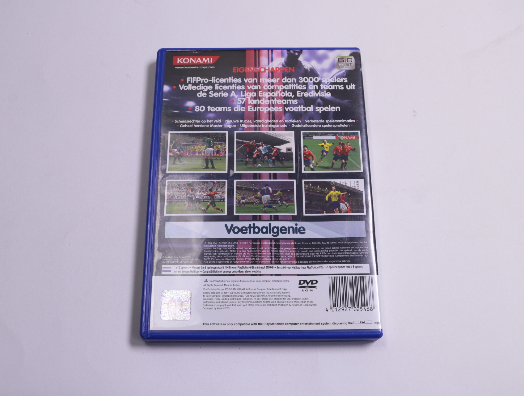 Playstation 2 - Pro Evolution Soccer 4 - Konami - productfoto 2