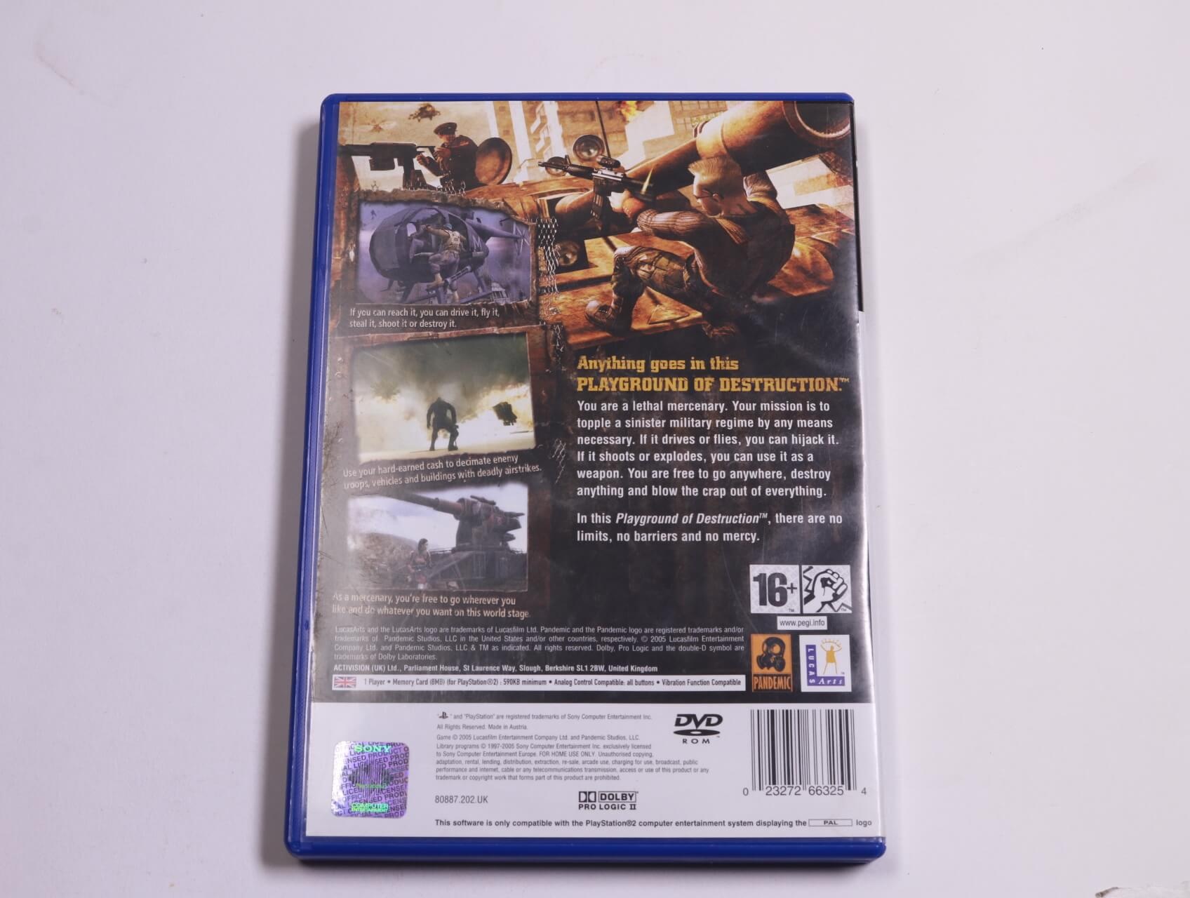 Playstation 2 - Mercenaries Playground Of Destruction - PlayStation - productfoto 2