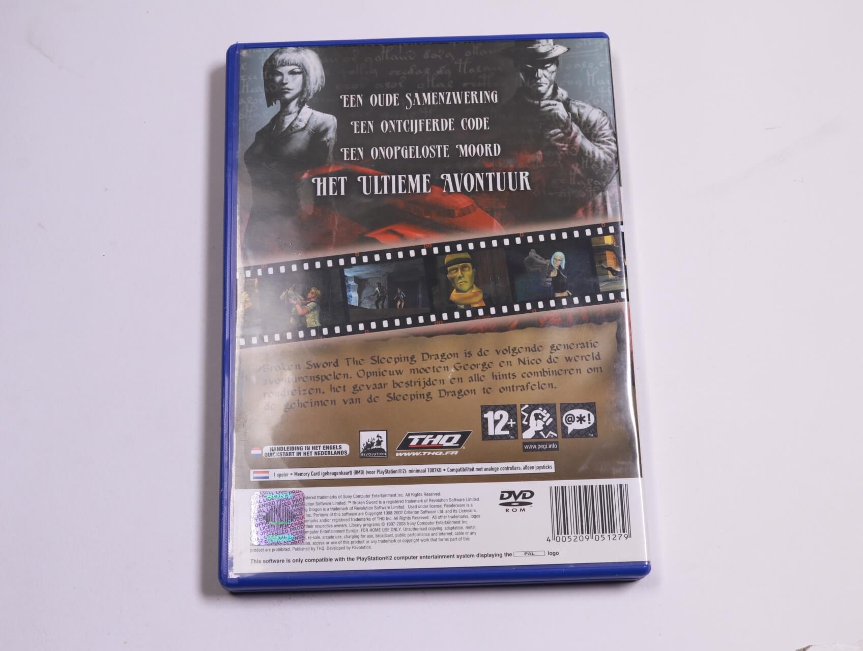 PlayStation 2 - Broken Sword: The Sleeping Dragon - Revolution Software - productfoto 2