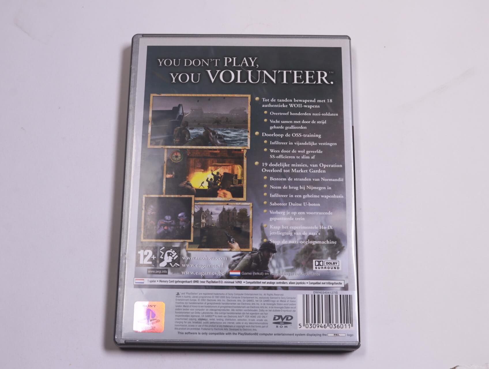 Playstation 2 - Medal of Honor: Frontline [Platinum Hits] - Electronic Arts - productfoto 2