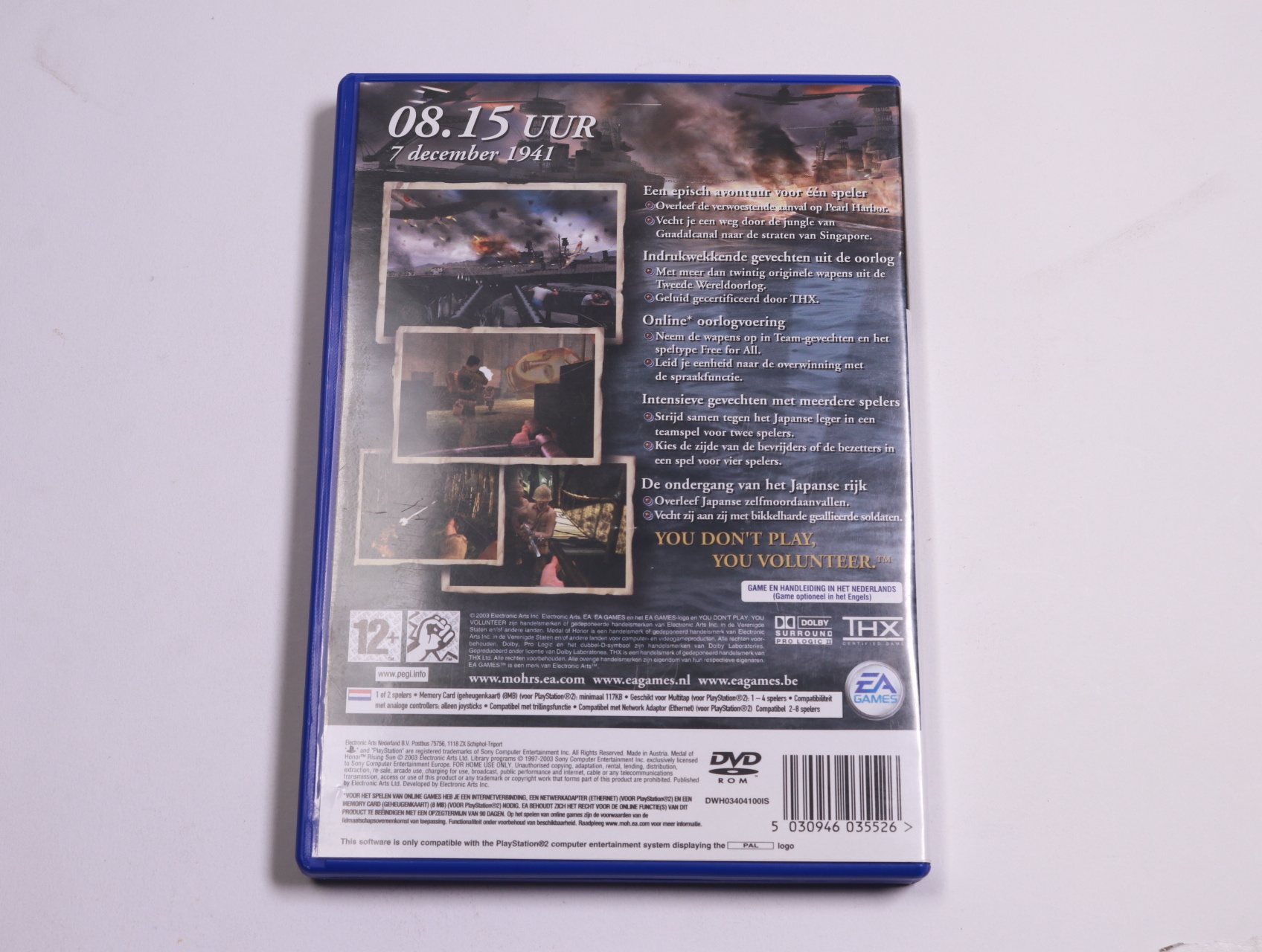 Playstation 2 - Medal of Honor: Rising Sun - Electronic Arts - productfoto 2