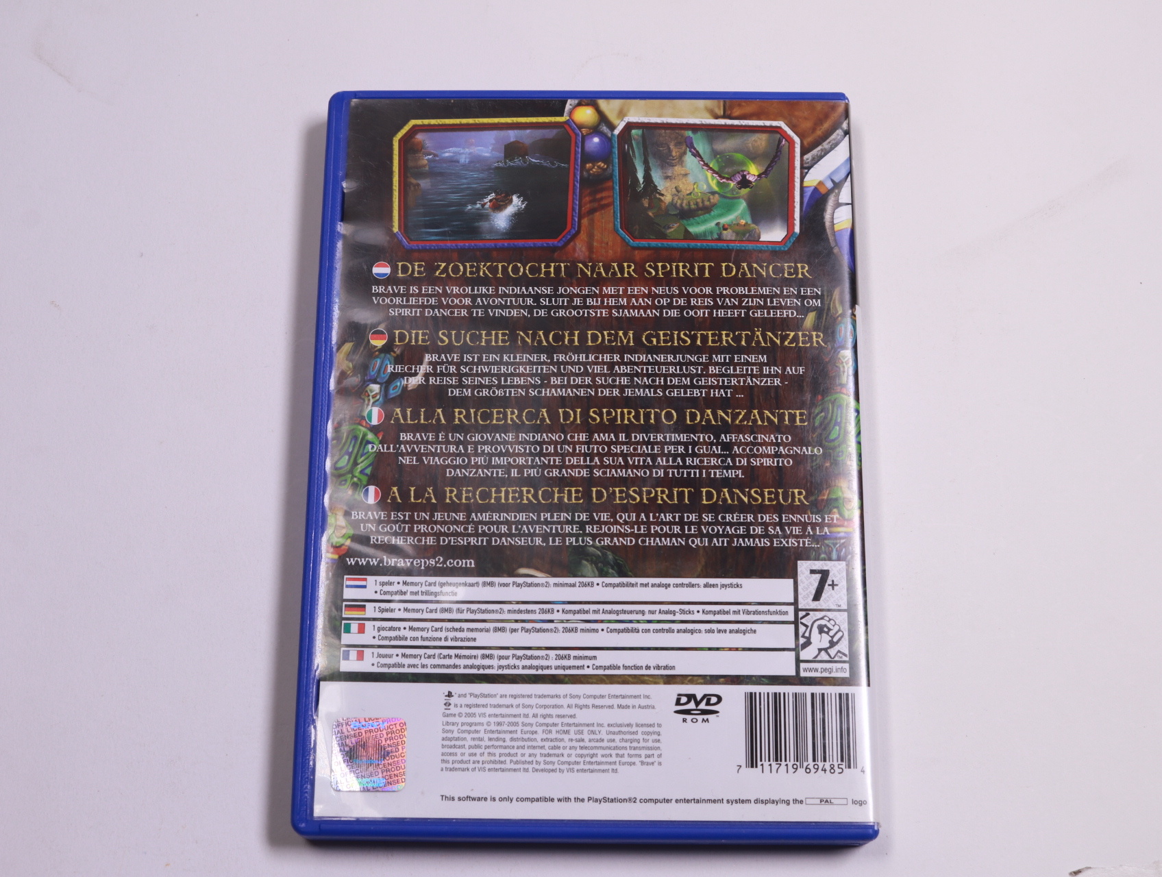 Playstation 2 - Brave: The Search for Spirit Dancer - Sony Computer Entertainment - productfoto 2