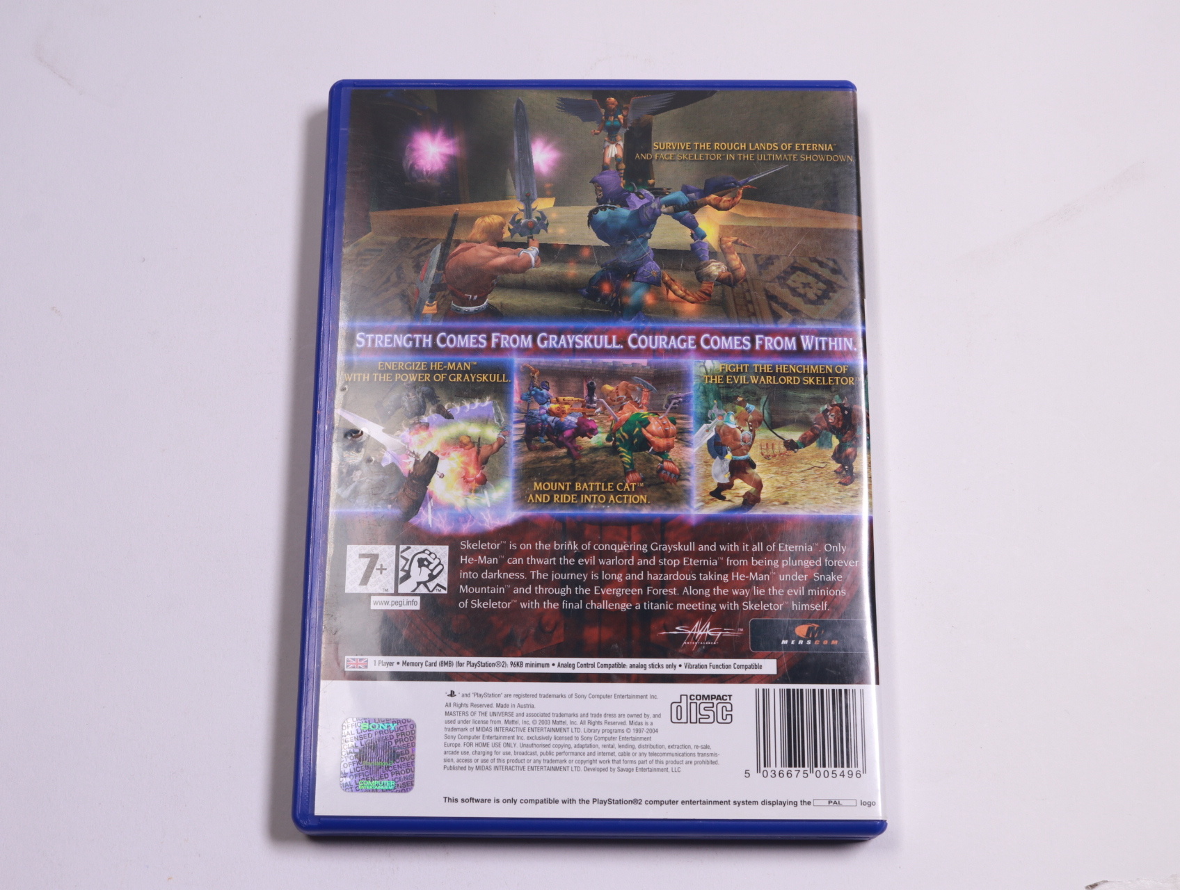 Playstation 2 - He-Man: Defender of Grayskull - Savage Entertainment - productfoto 2