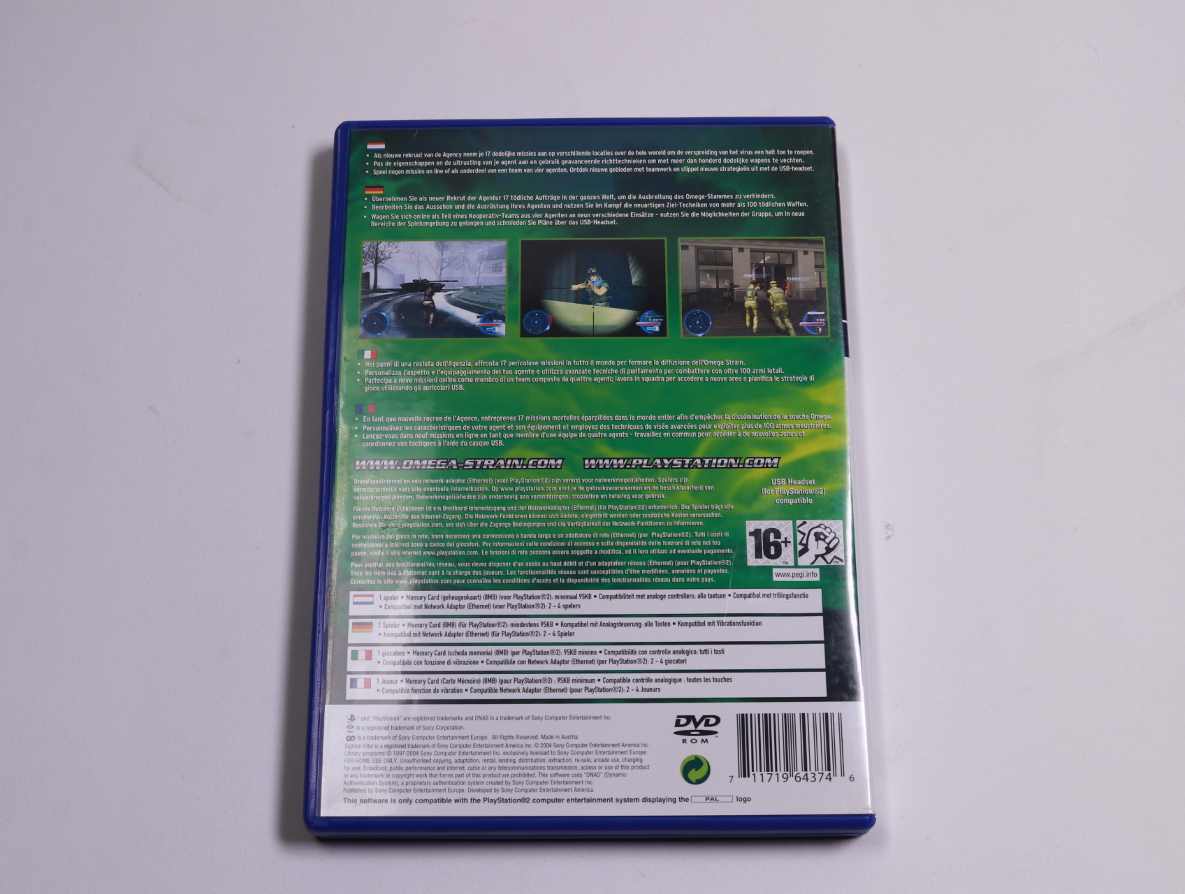PlayStation 2 - Syphon Filter: The Omega Strain - Sony Computer Entertainment America - productfoto 2