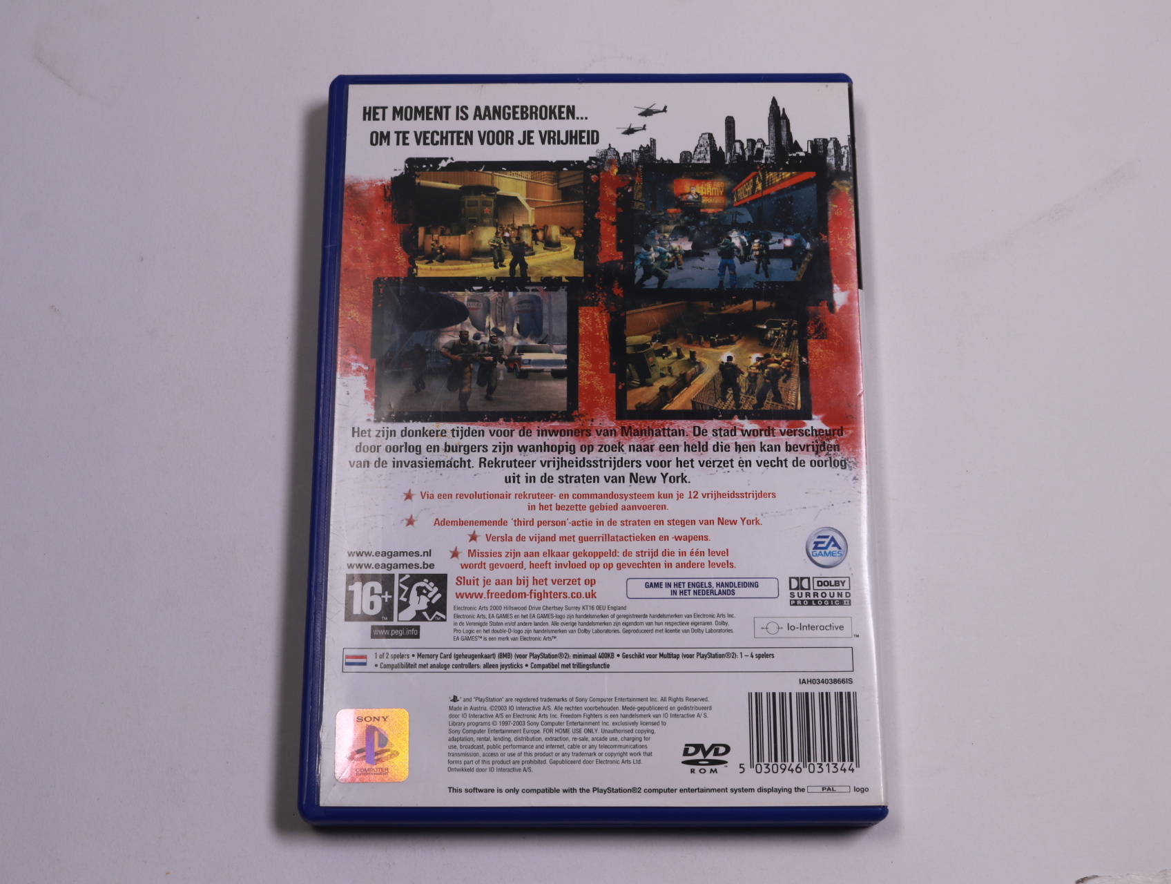 Playstation 2 - Freedom Fighters - IO Interactive - productfoto 2