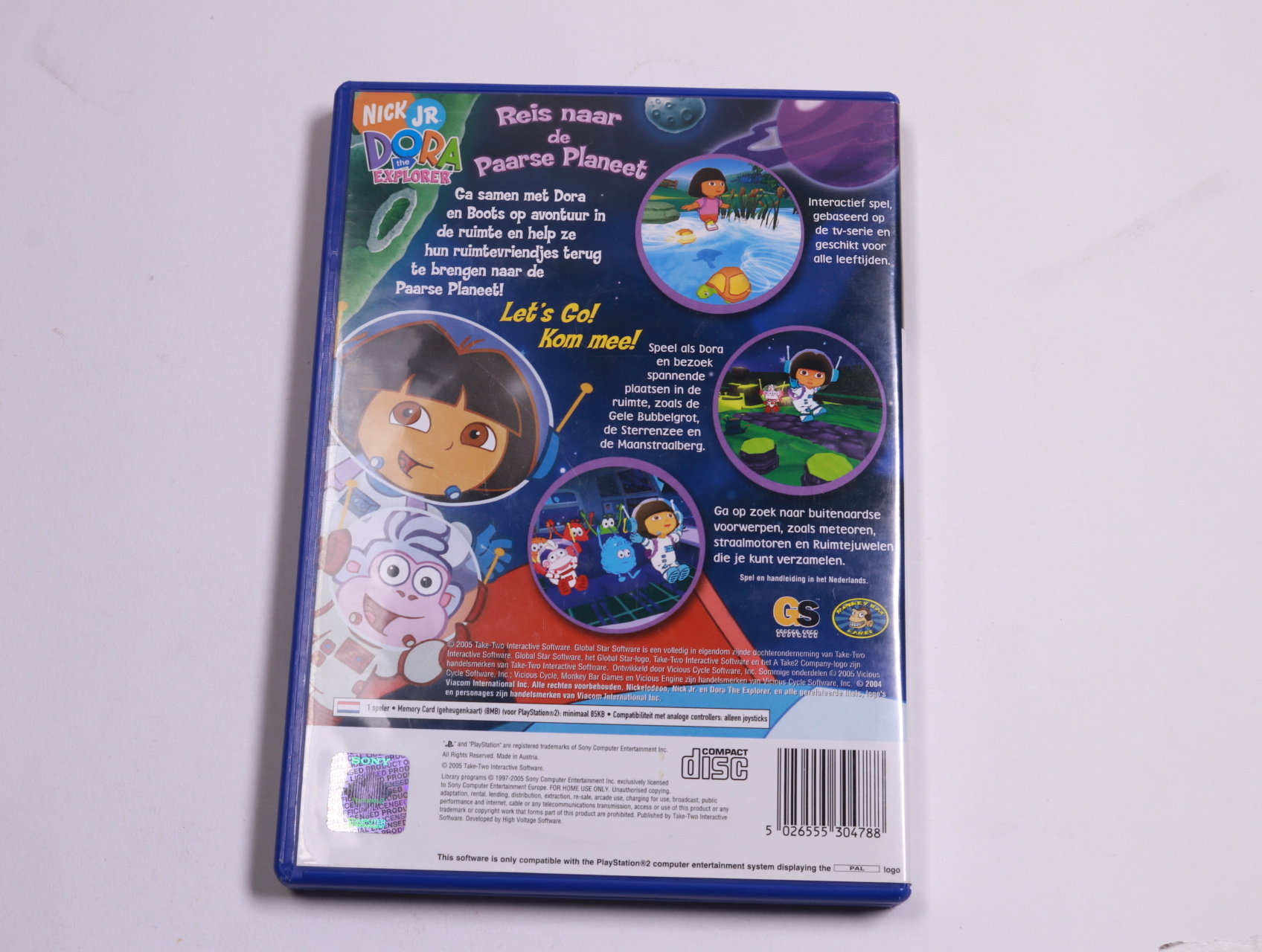 Playstation 2 - Dora the Explorer: Journey to the Purple Planet - Take-Two Interactive - productfoto 2