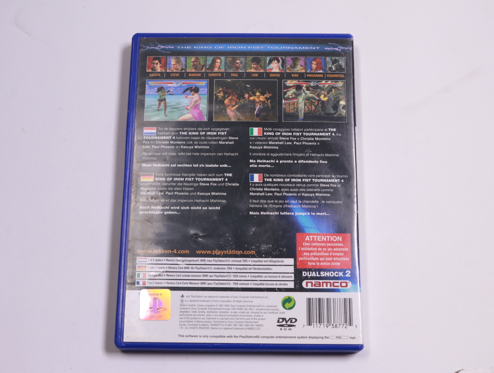 Playstation 2 - Tekken 4 - PlayStation - productfoto 2