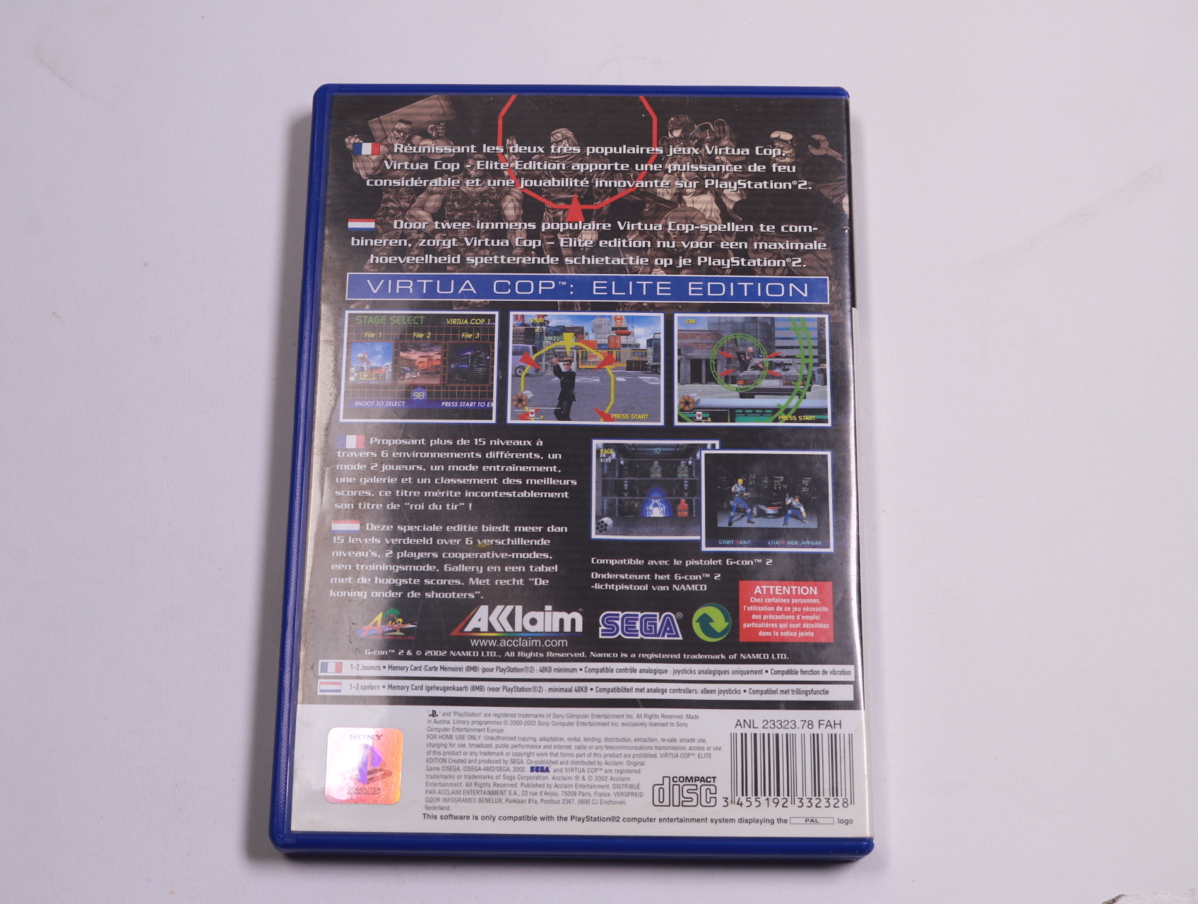 Playstation 2 - Virtua Cop : Elite Edition - PlayStation - productfoto 2