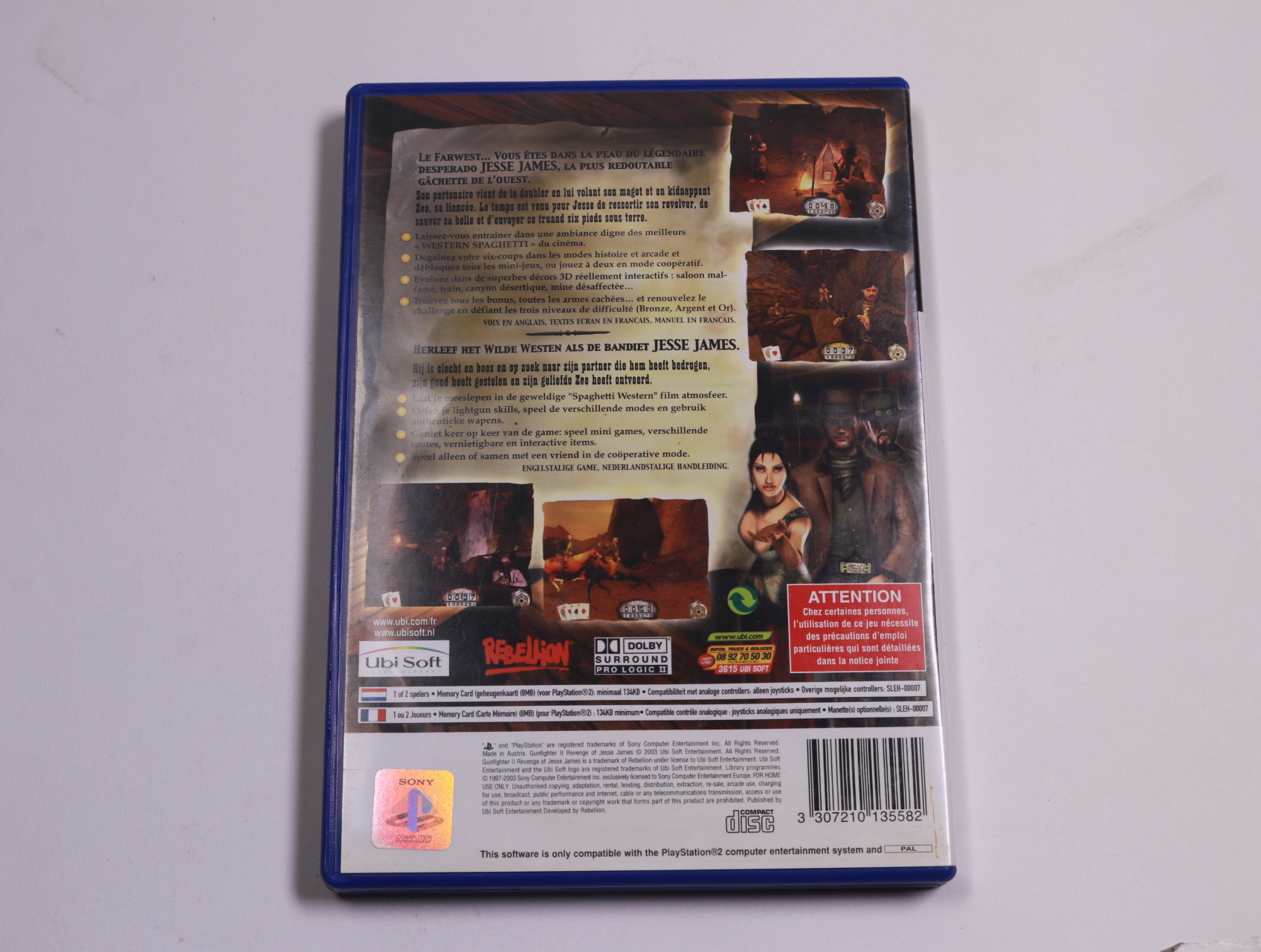 Playstation 2 - Gunfighter II: Revenge of Jesse James - Rebellion Developments - productfoto 2