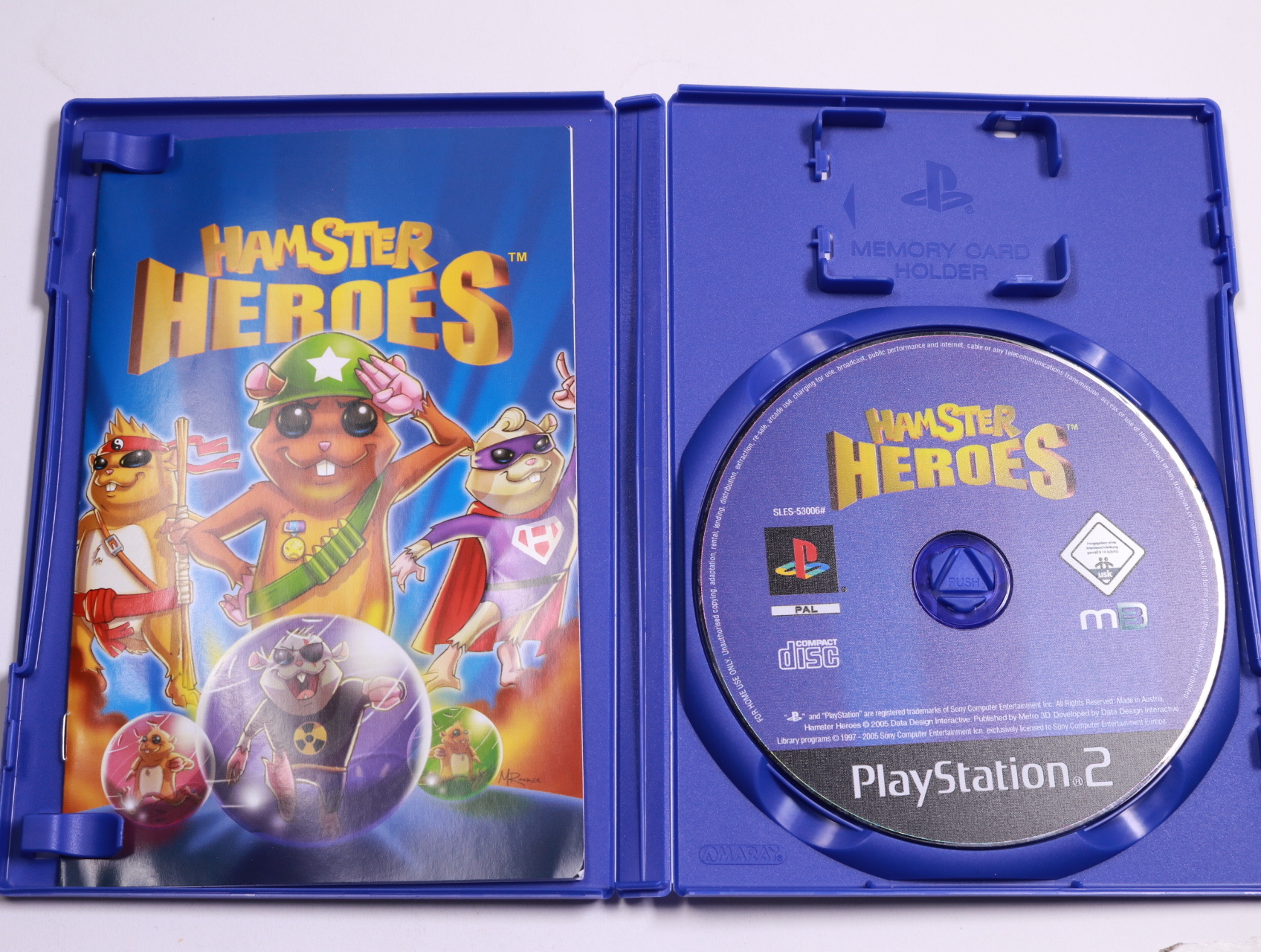 Playstation 2 - Hamster Heroes - Data Design Interactive - productfoto 3