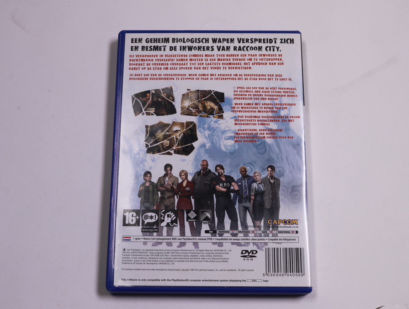 PlayStation 2 - Resident Evil Outbreak - PlayStation - productfoto 2