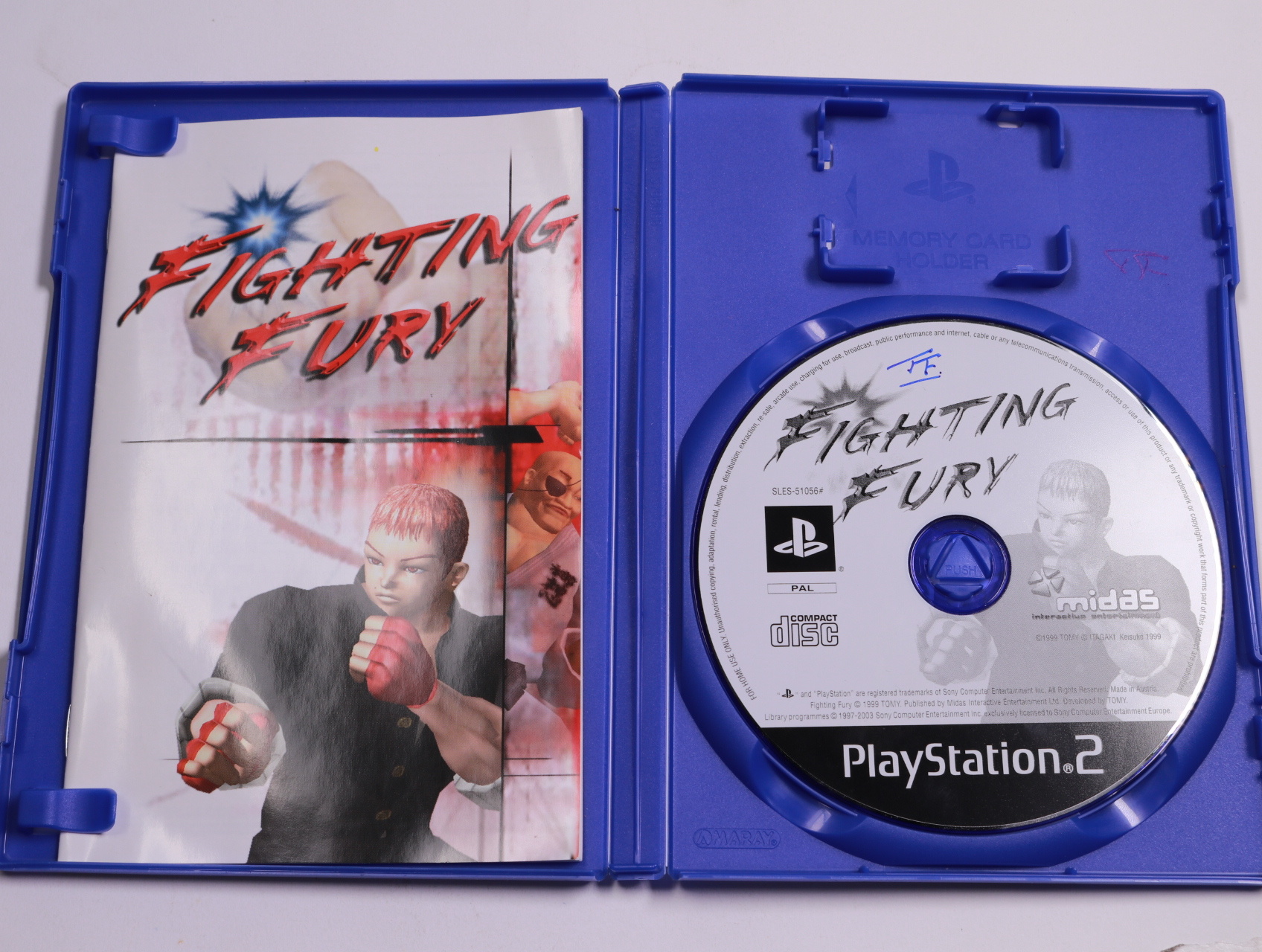 Playstation 2 - Fighting Fury - PlayStation - productfoto 3