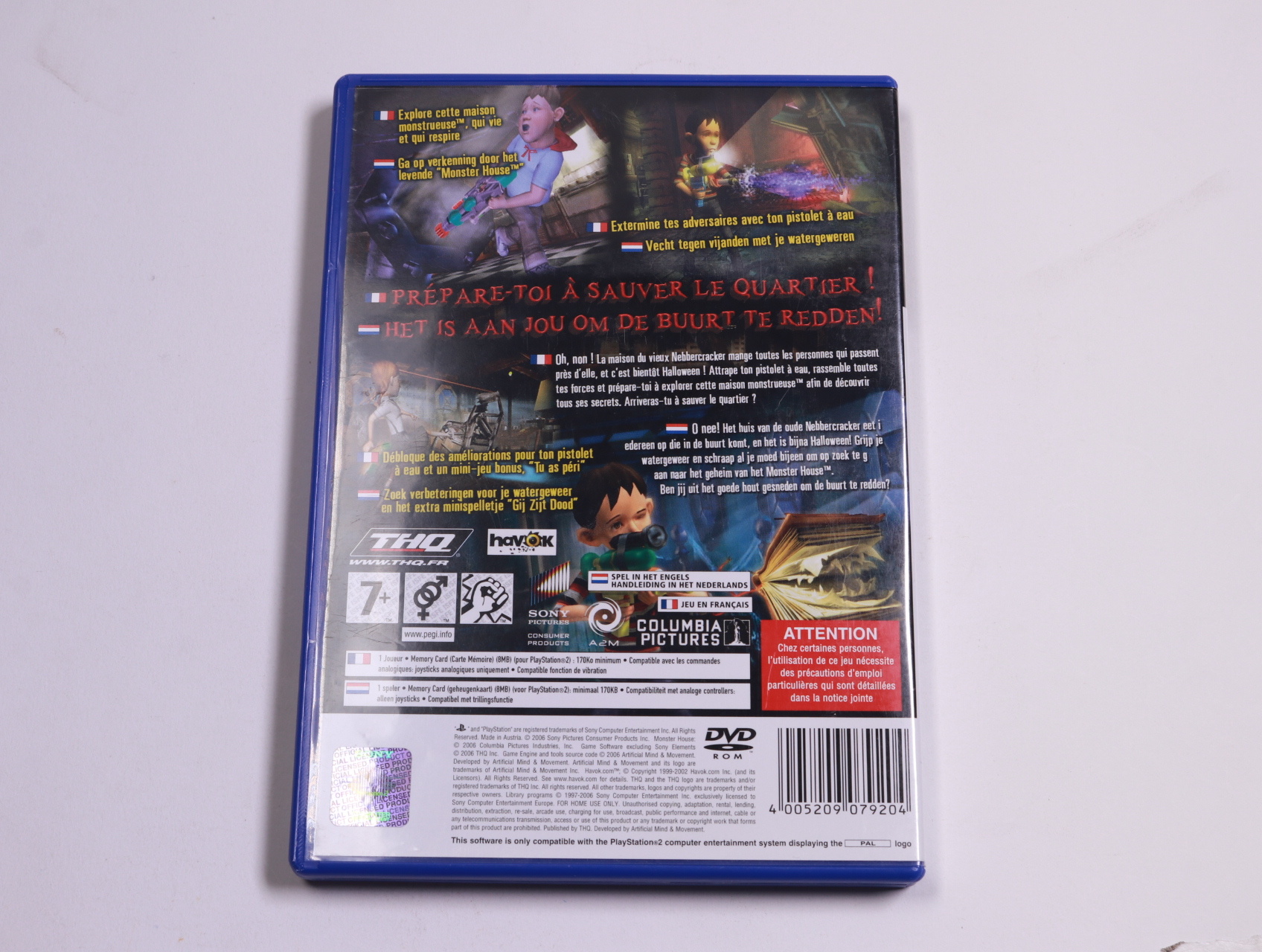 Playstation 2 - Monster House - THQ - productfoto 2