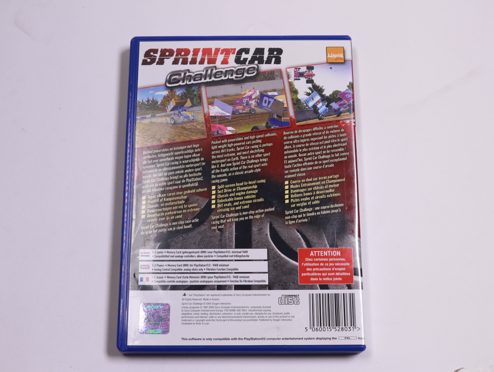 PlayStation 2 - Sprint Cars: Road to Knoxville - Ratbag Games - productfoto 2