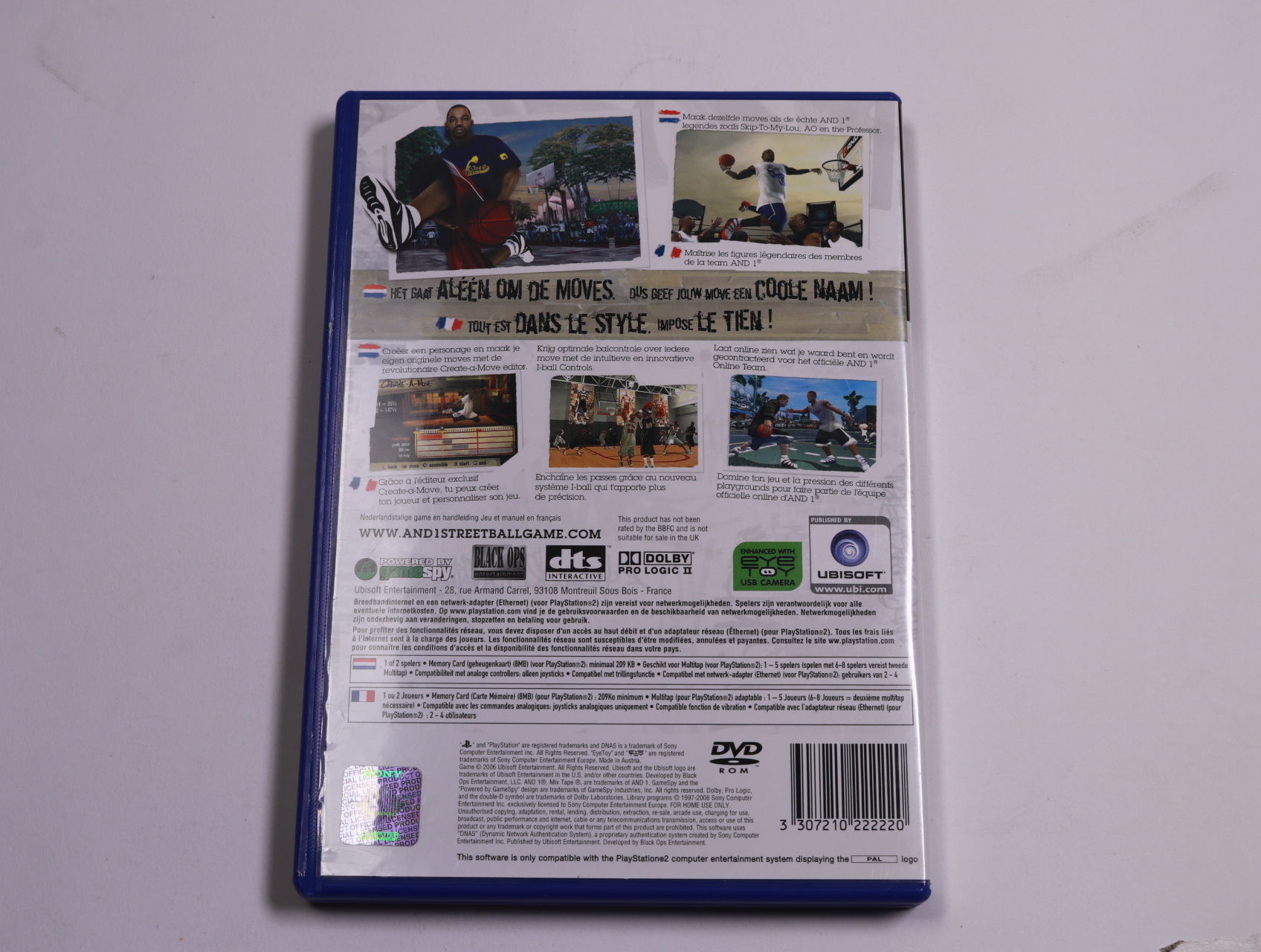 PlayStation 2 - AND 1 Streetball - Black Ops Entertainment - productfoto 3