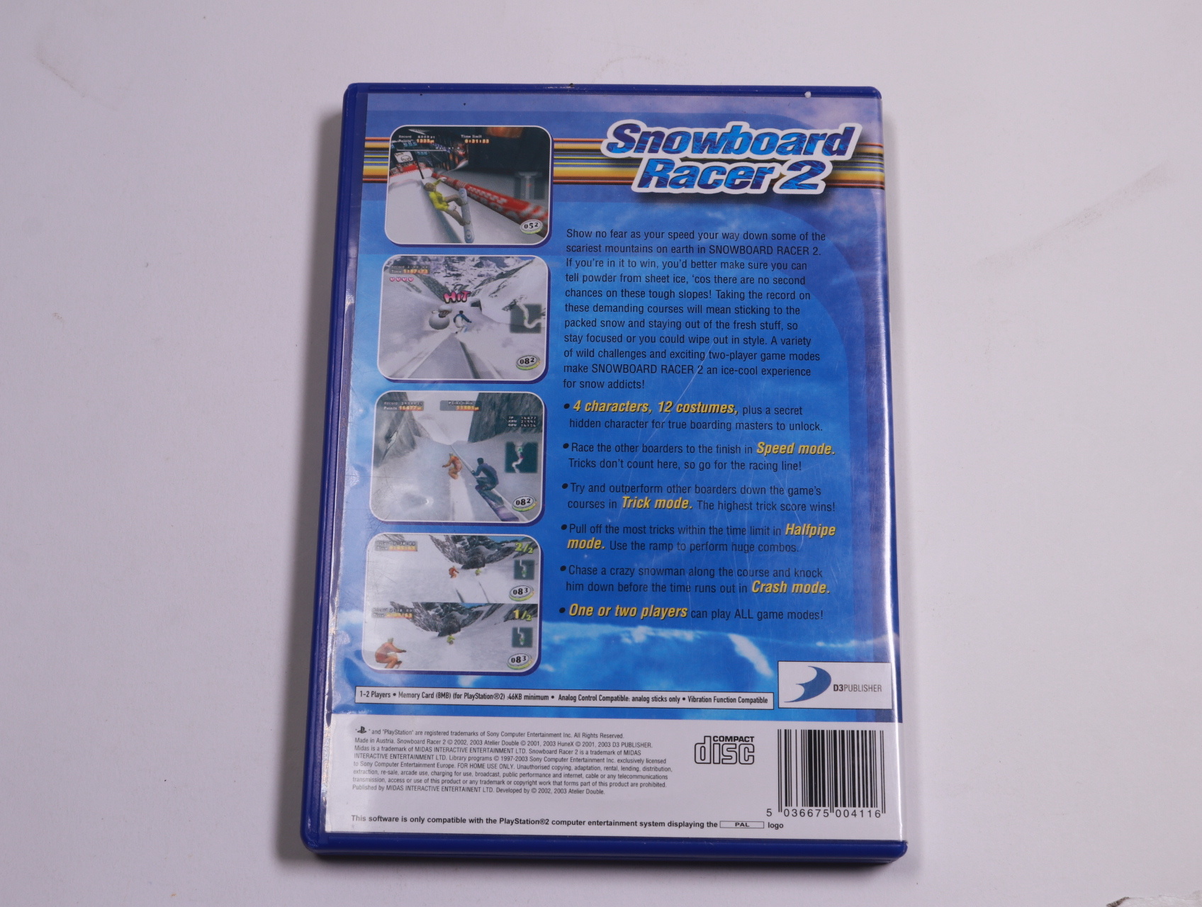 Playstation 2 - Snowboard Racer 2 - productfoto 2