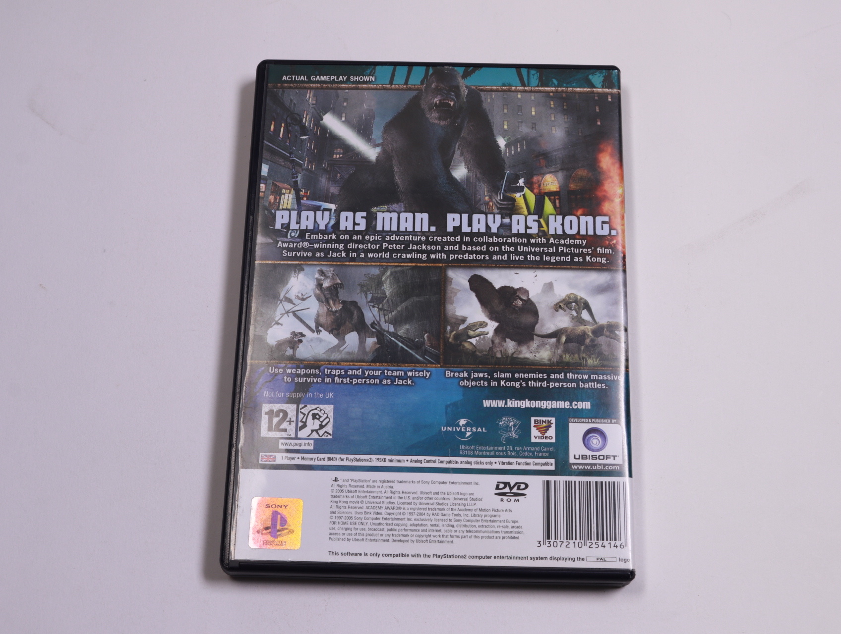 Playstation 2 - King Kong: The Official Game of the Movie #2 - Ubisoft - productfoto 2
