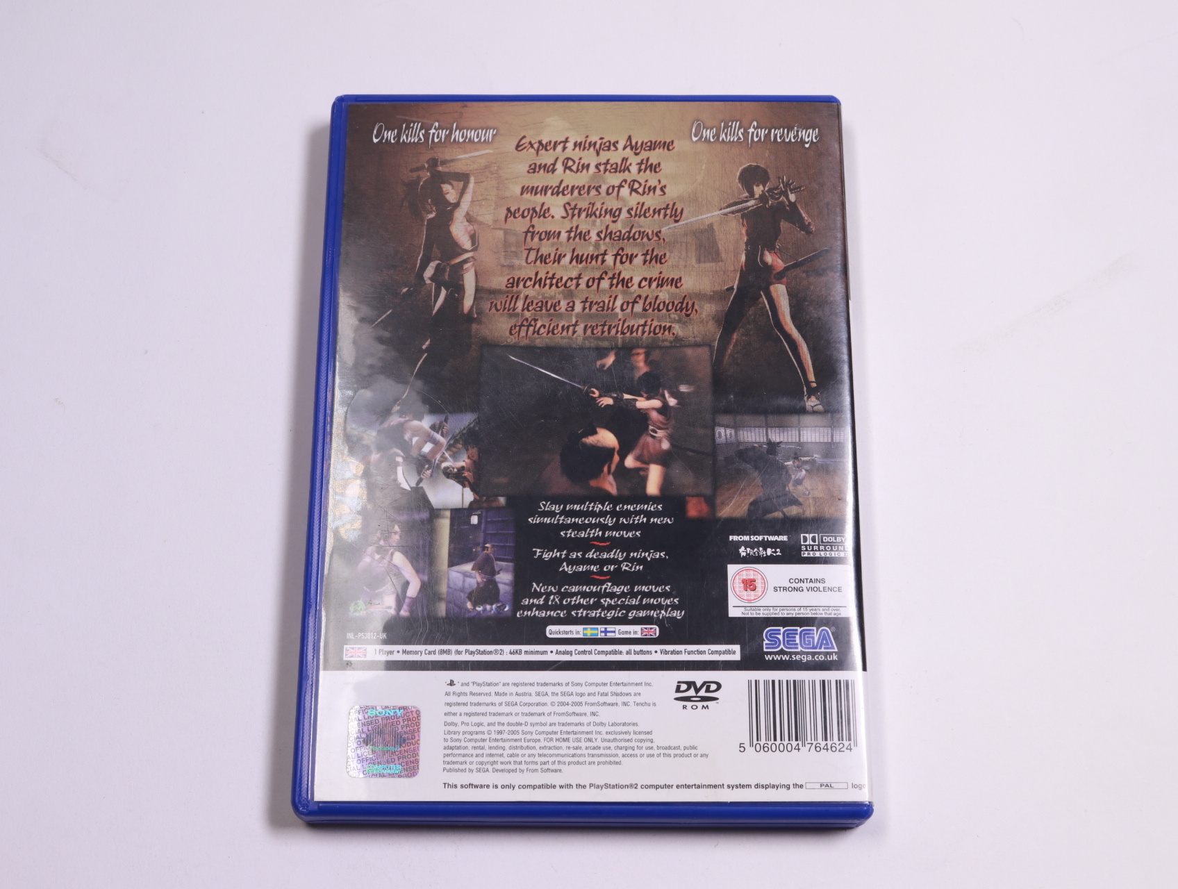 Playstation 2 - Tenchu: Fatal Shadows - productfoto 2