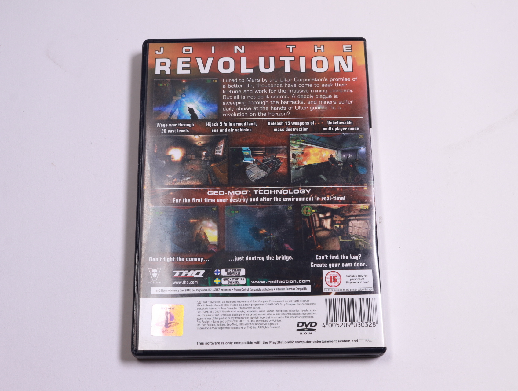 Playstation 2 - Red Faction - Volition - productfoto 2