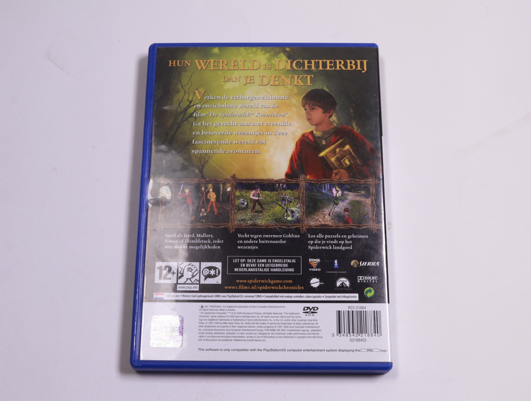 PlayStation 2 - The Spiderwick Chronicles - Stormfront Studios - productfoto 2