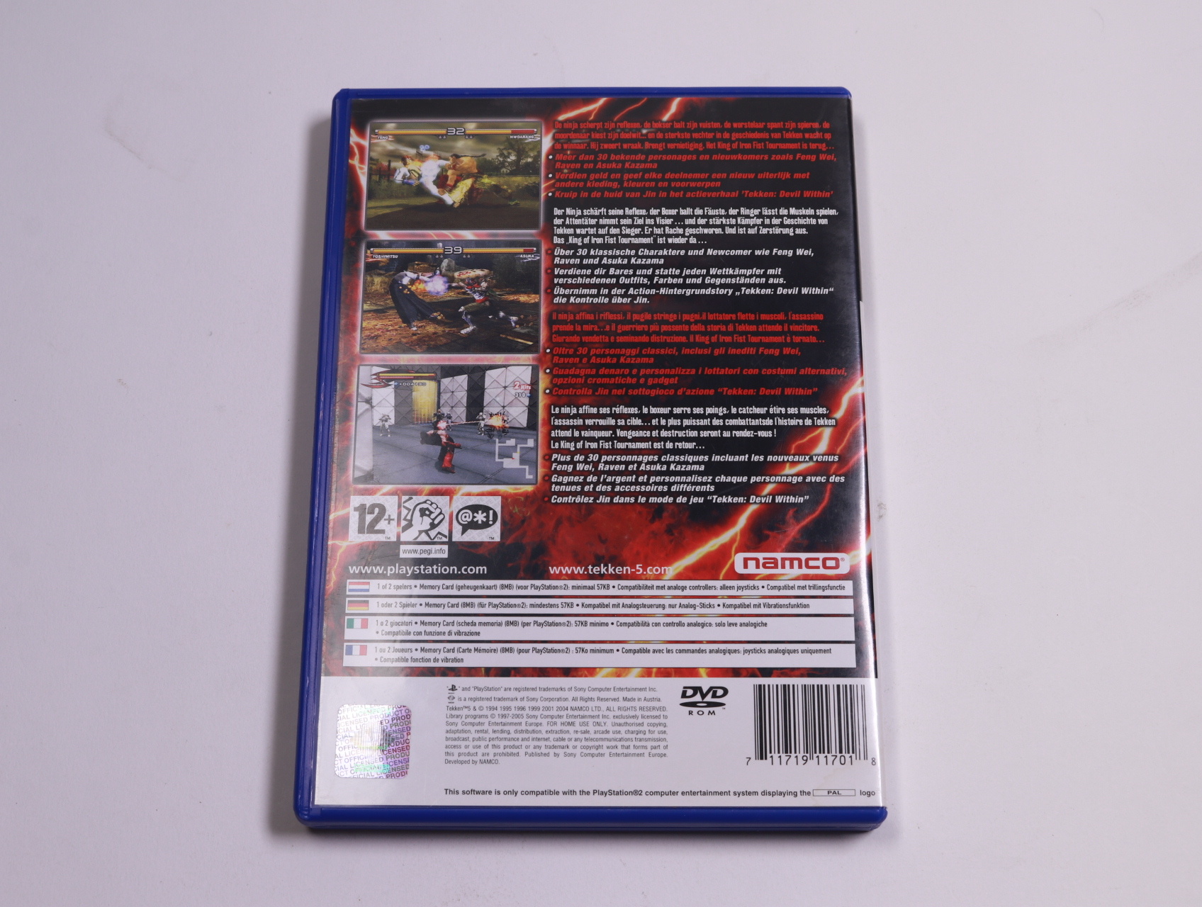 PlayStation 2 - Tekken 5 - Namco - productfoto 2