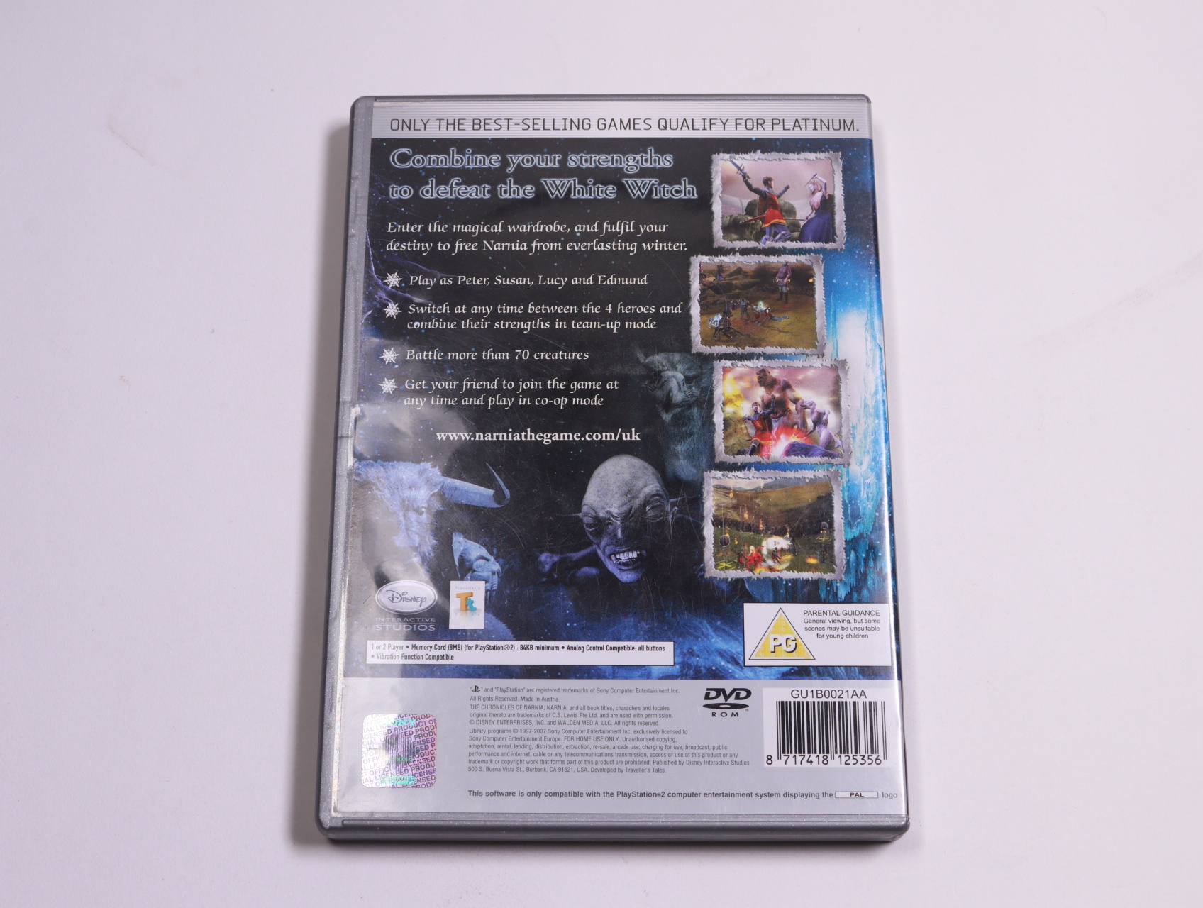 PlayStation 2 - The Chronicles of Narnia: The Lion, The Witch and The Wardrobe [Platinum] - Traveller's Tales - productfoto 2