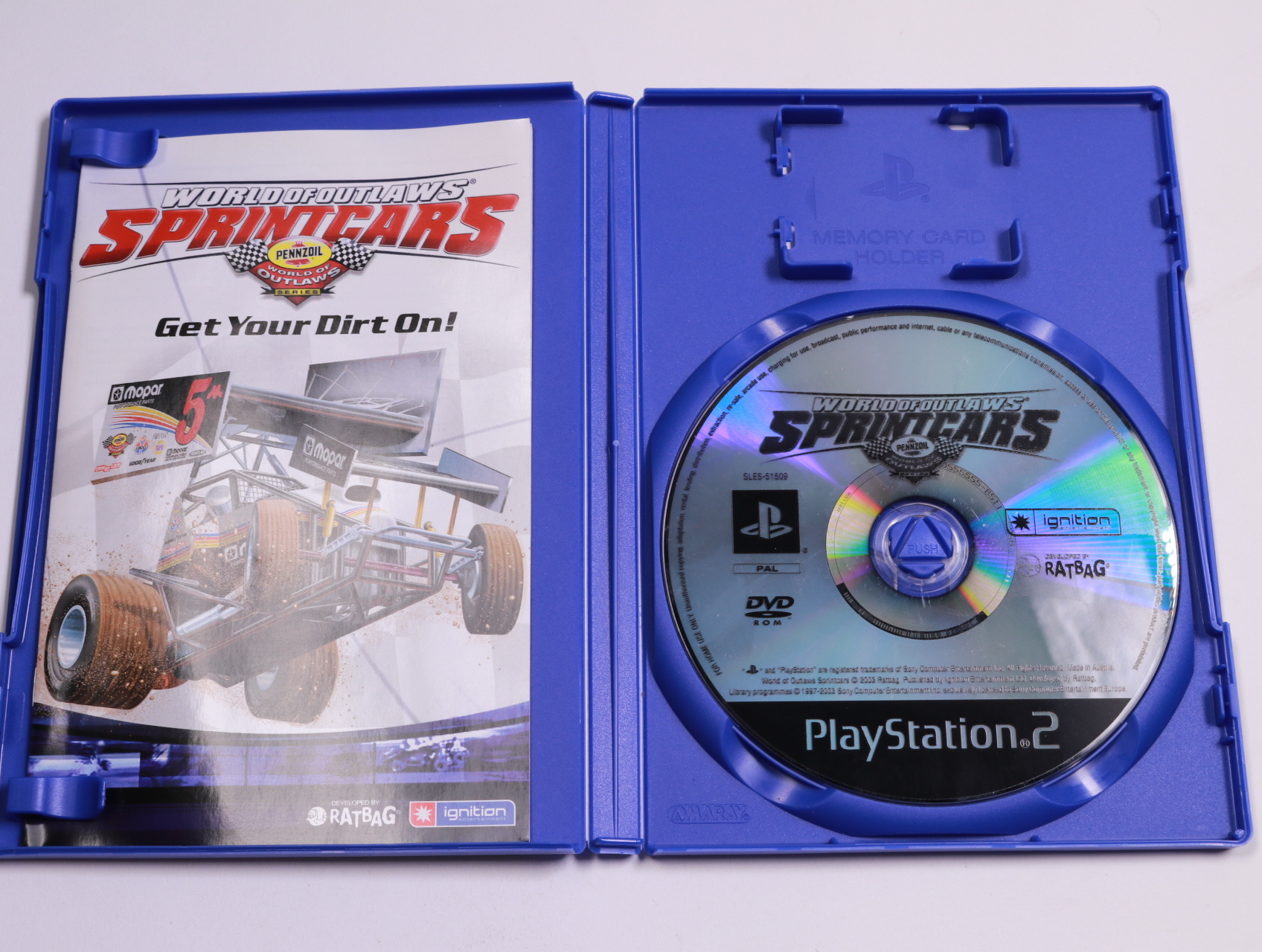 PlayStation 2 - World of Outlaws: Sprint Cars - Ratbag Games - productfoto 3