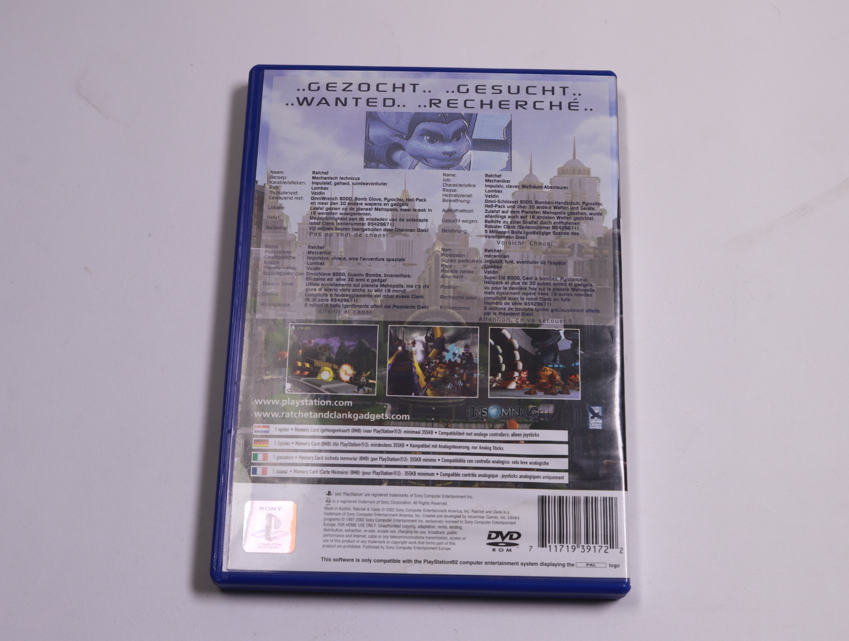 PlayStation 2 - Ratchet & Clank - Insomniac Games - productfoto 2